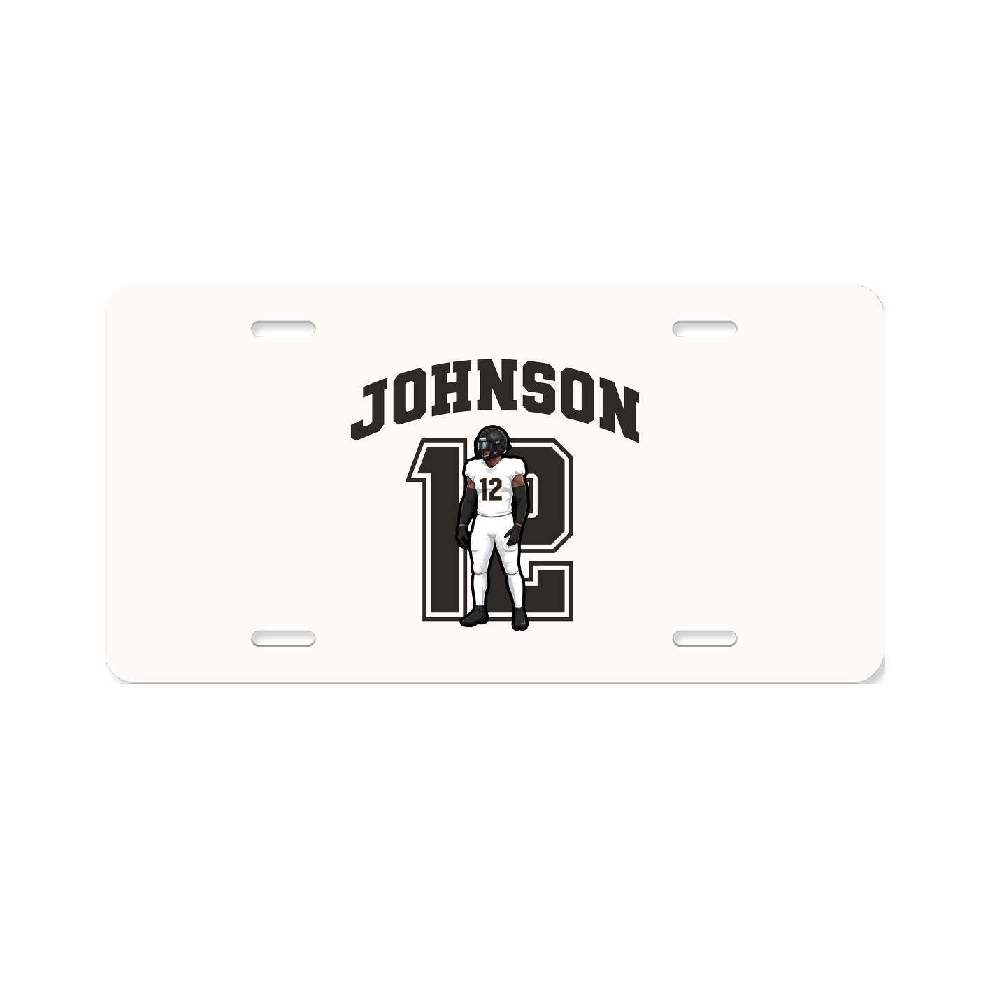 License Plate — Number in Classic