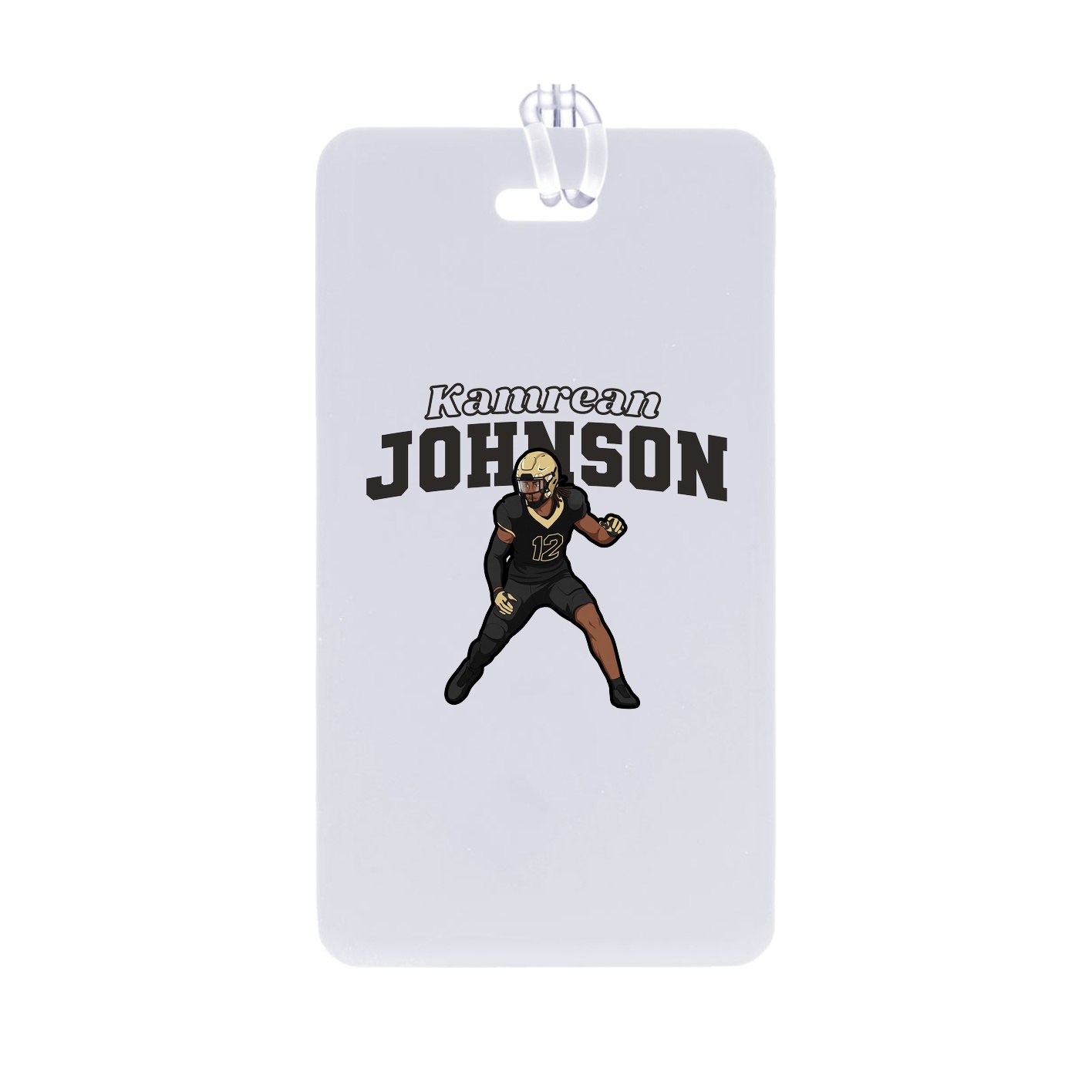 Bag Tag — Name Arch in Classic