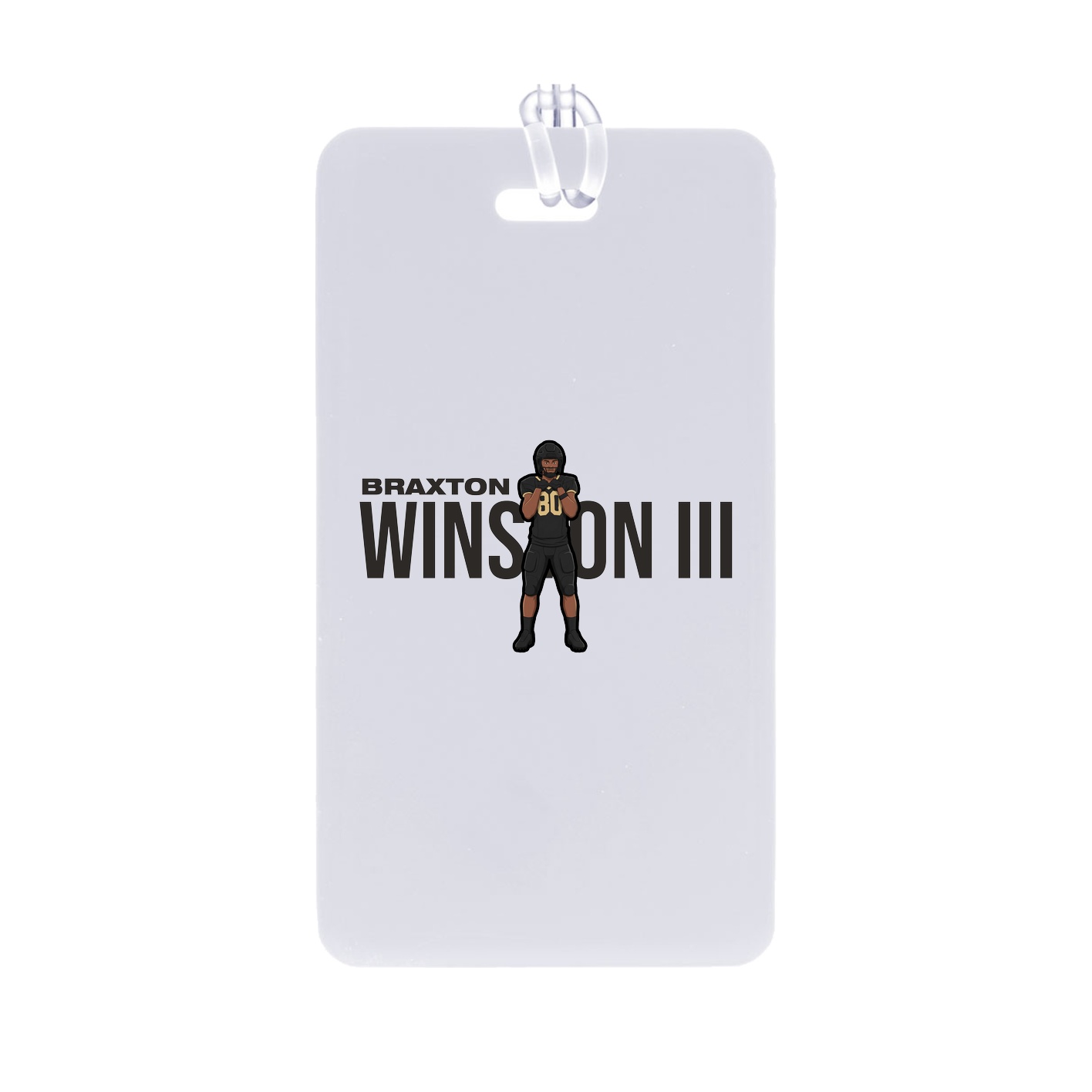 Bag Tag — Player Name in Classic