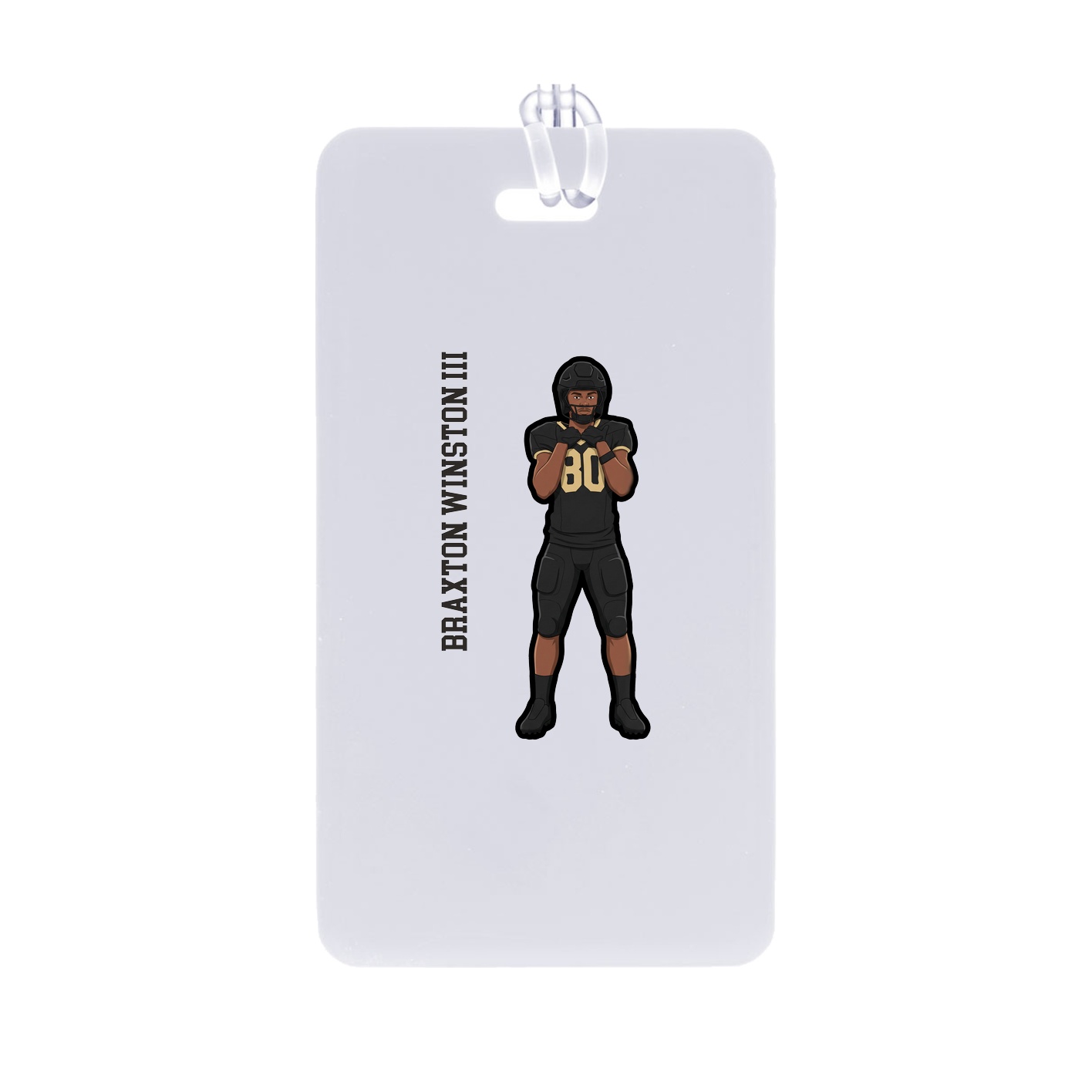 Bag Tag — Name Vertical in Classic