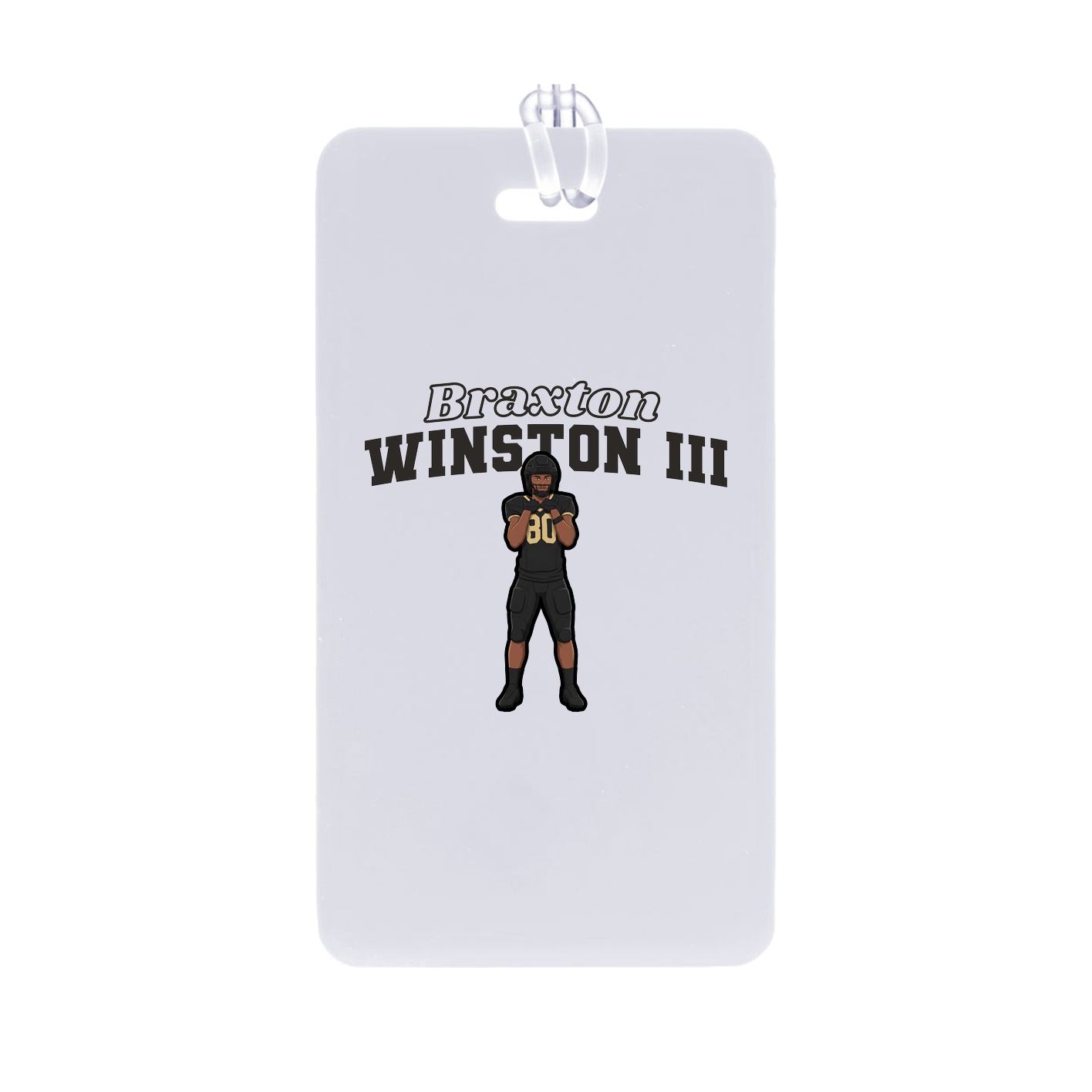 Bag Tag — Name Arch in Classic