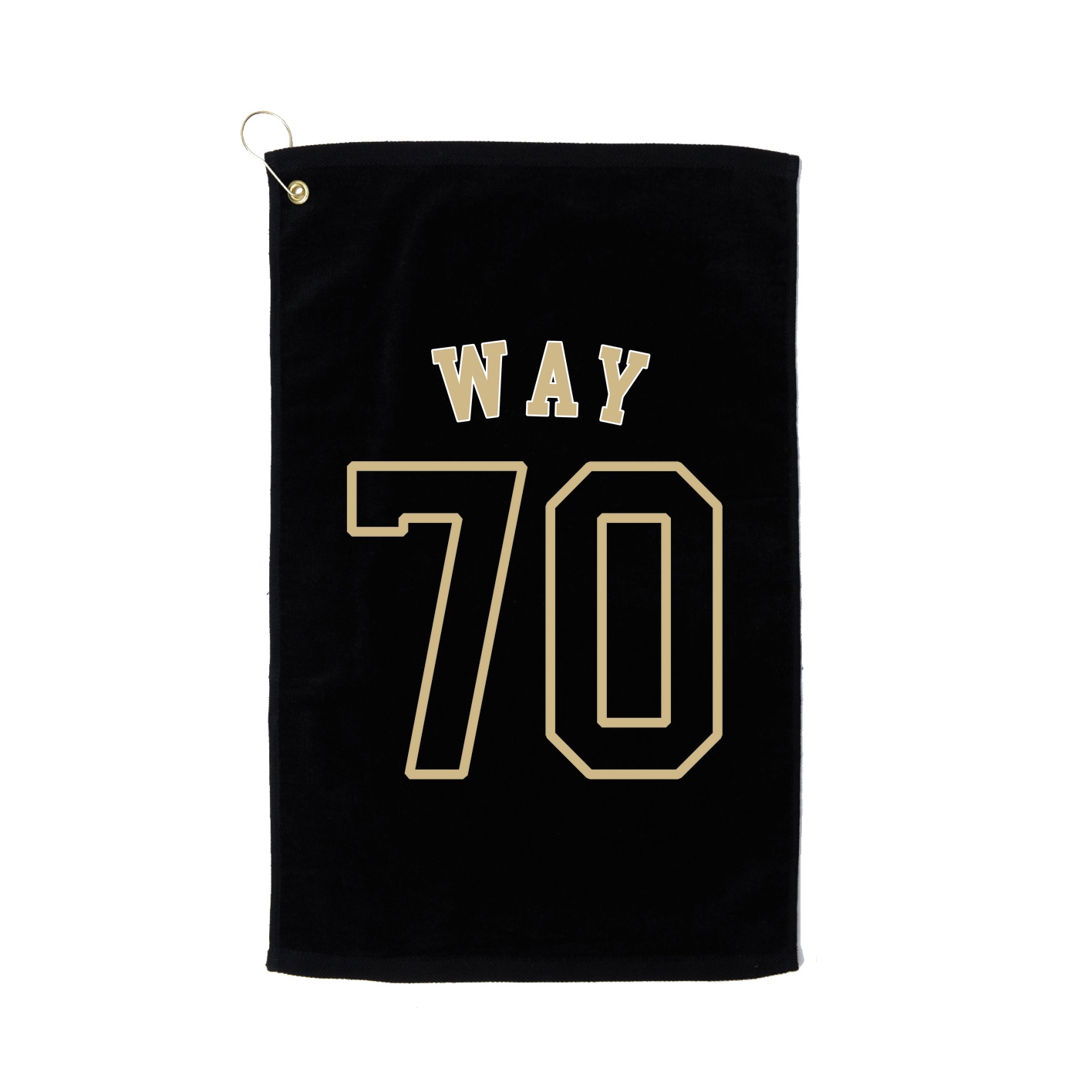 Golf Towel — Shirsey Arch in Black