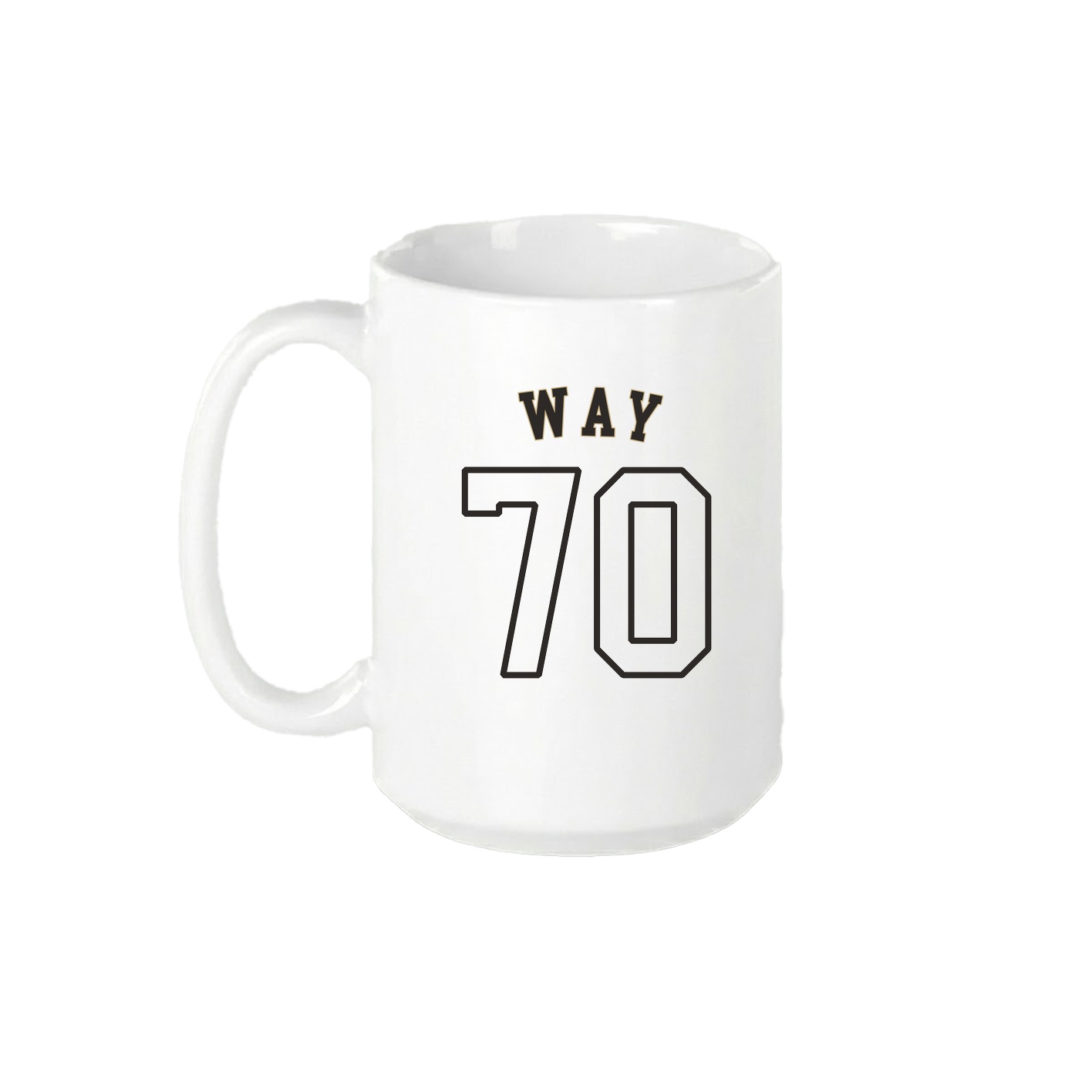 15oz Coffee Mug — Shirsey Arch in White