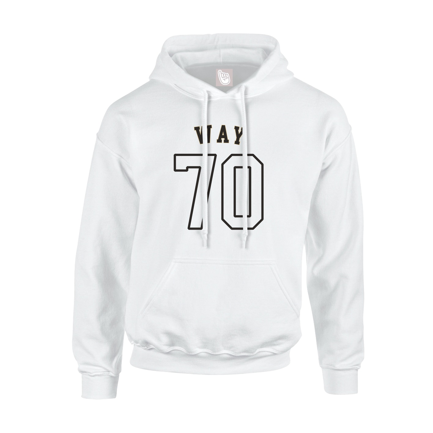 Hoodie — Shirsey Arch in White