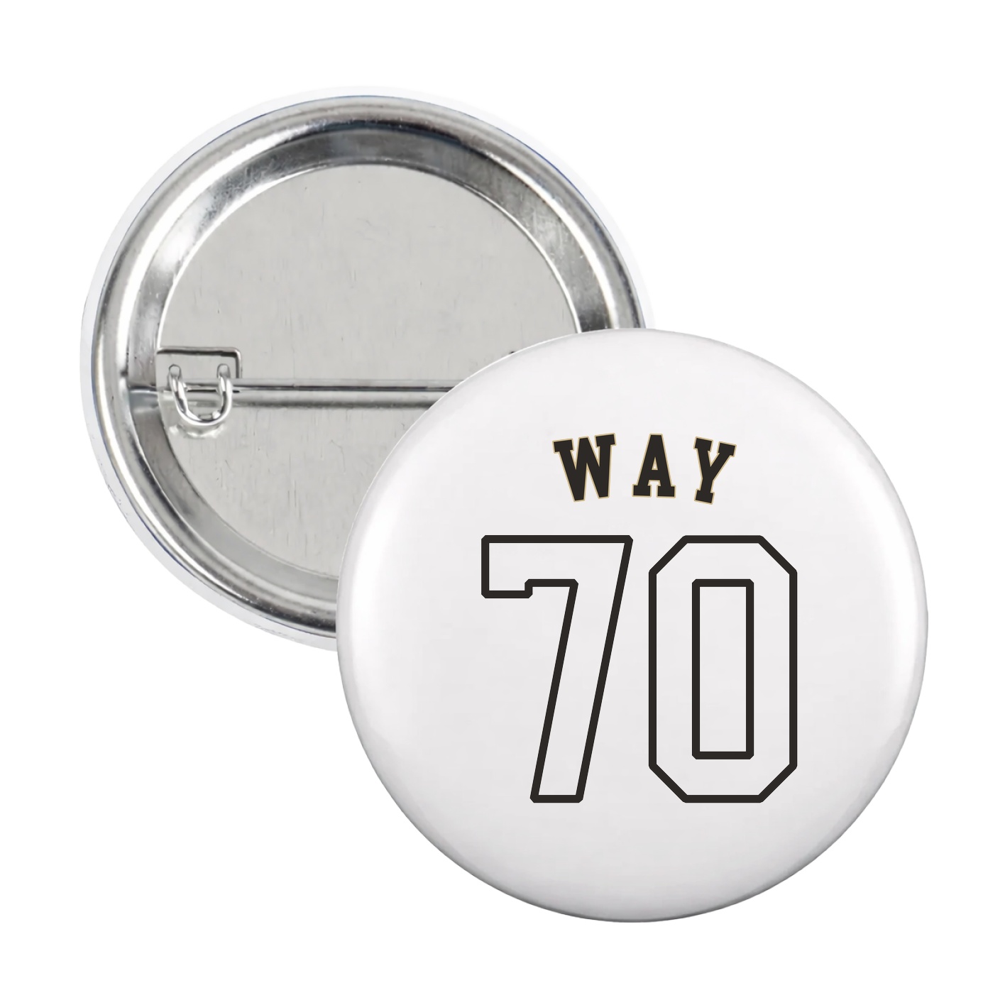 Game Day Button — Shirsey Arch in White