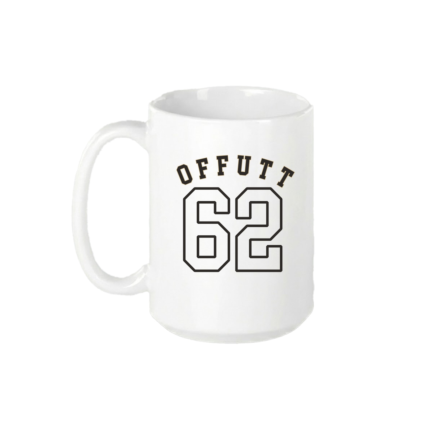 15oz Coffee Mug — Shirsey Arch in White