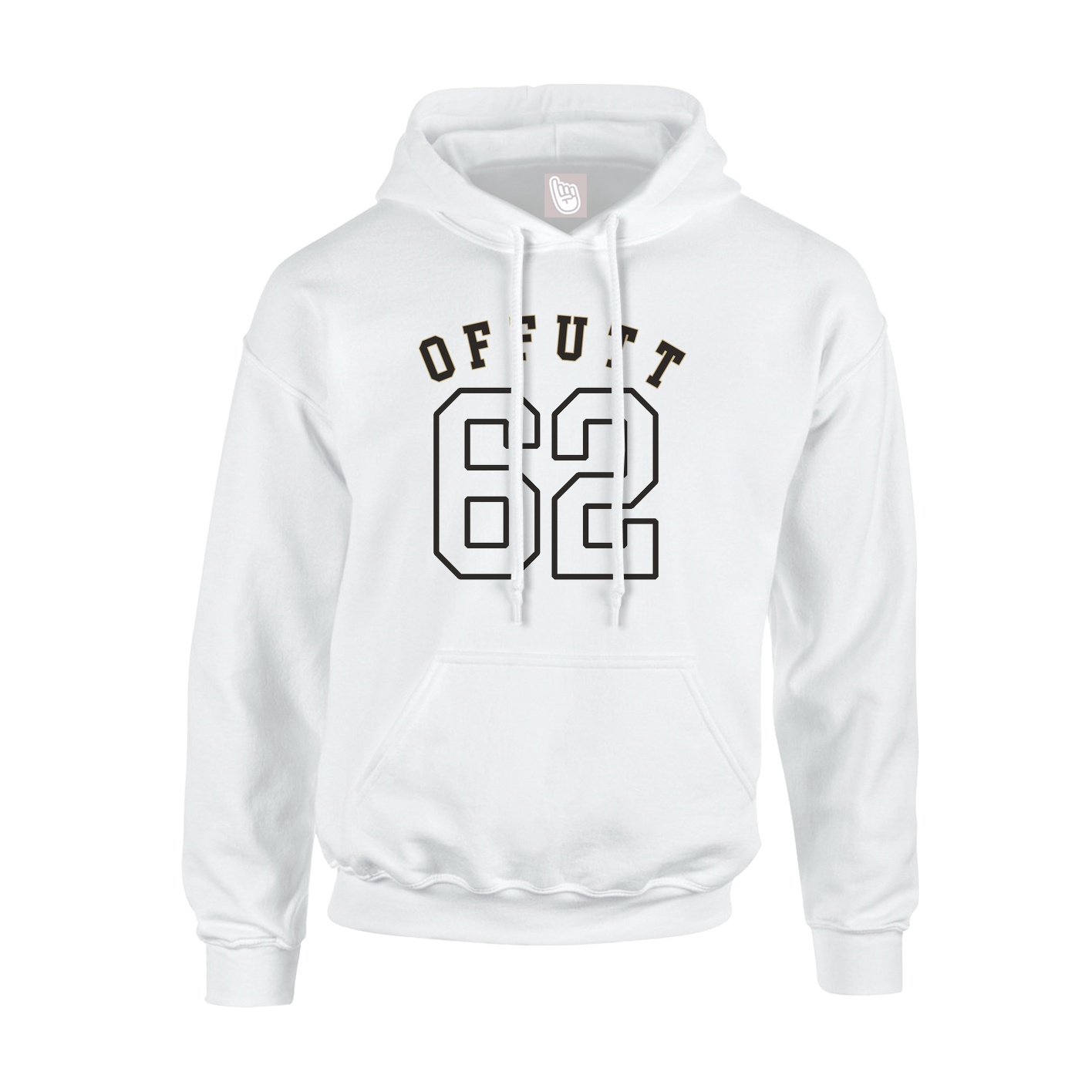 Hoodie — Shirsey Arch in White
