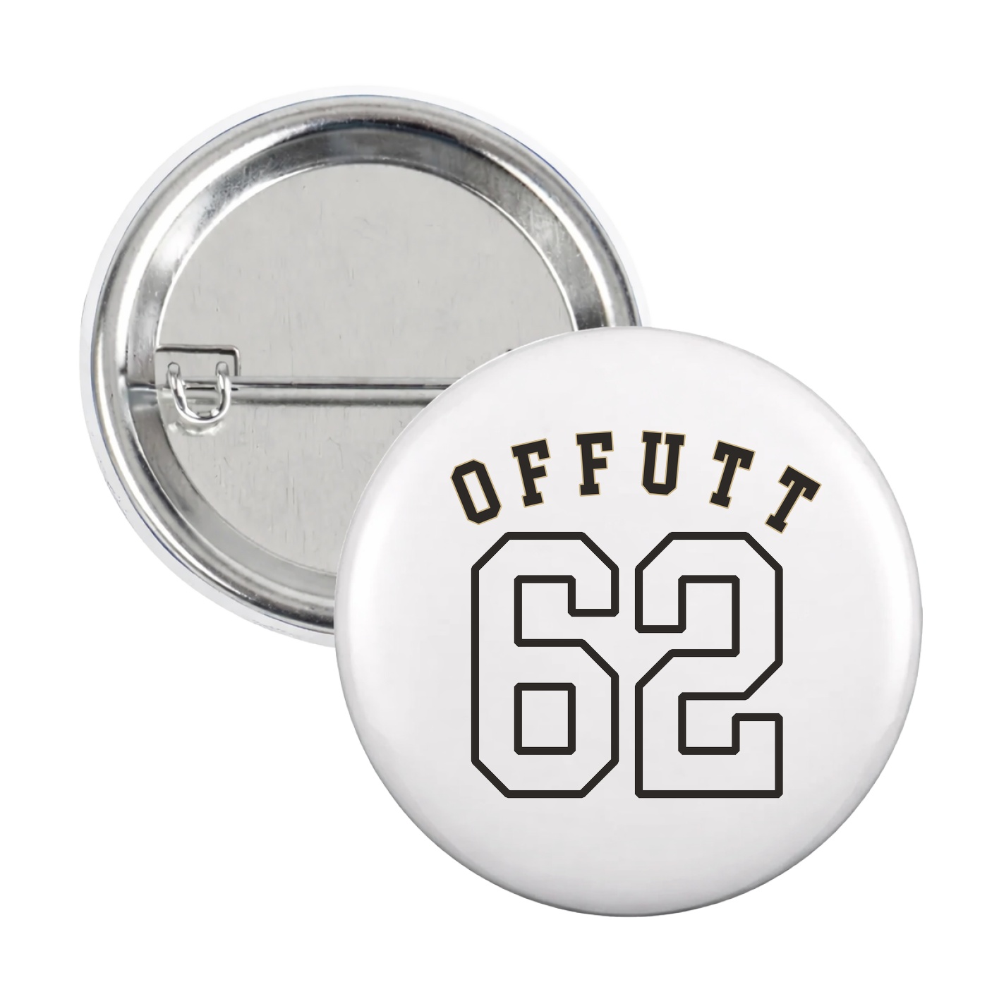 Game Day Button — Shirsey Arch in White