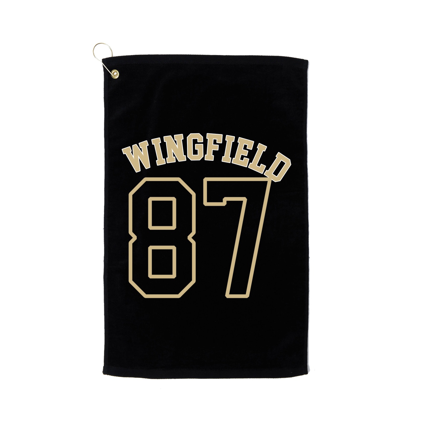 Golf Towel — Shirsey Arch in Black