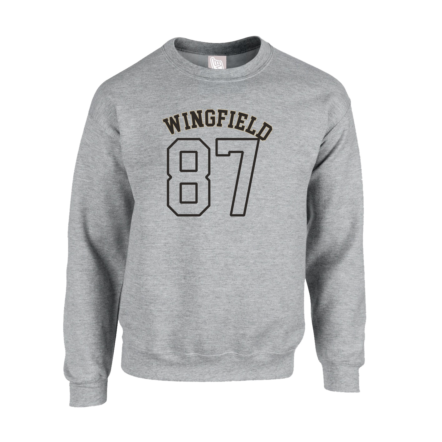 Fleece Crew — Shirsey Arch in Grey