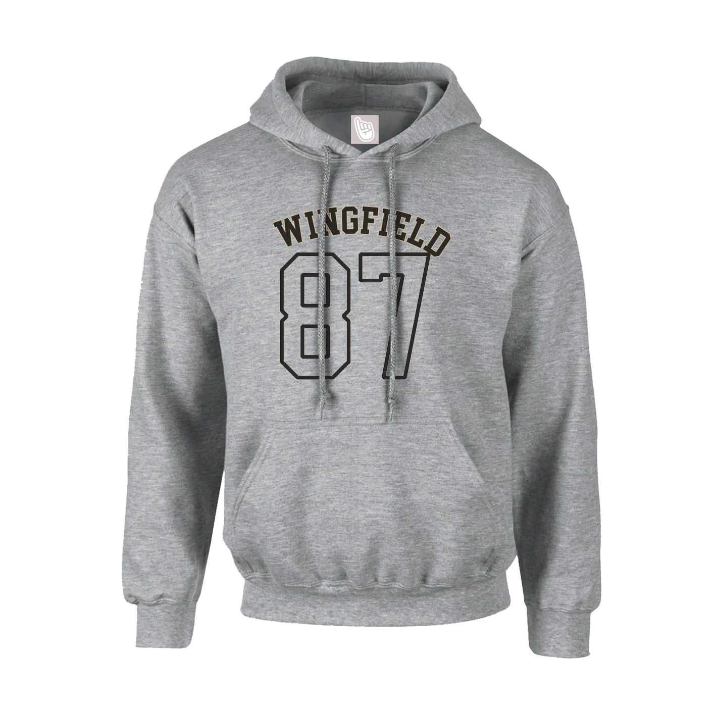 Youth Hoodie — Shirsey Arch in Grey