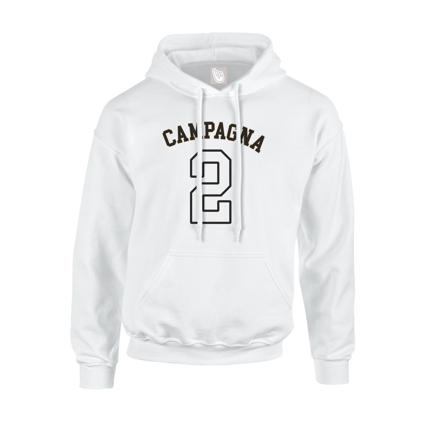 Hoodie — Shirsey Arch in White
