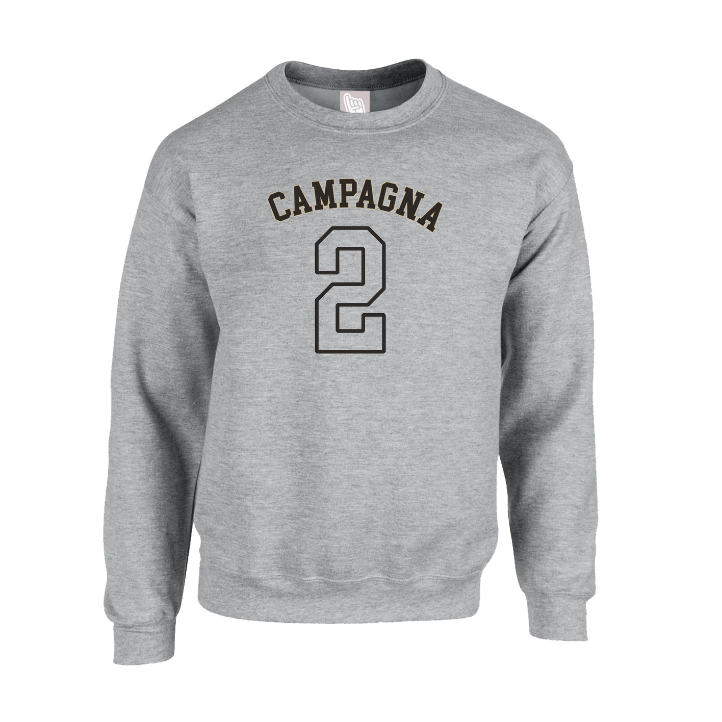 Fleece Crew — Shirsey Arch in Grey