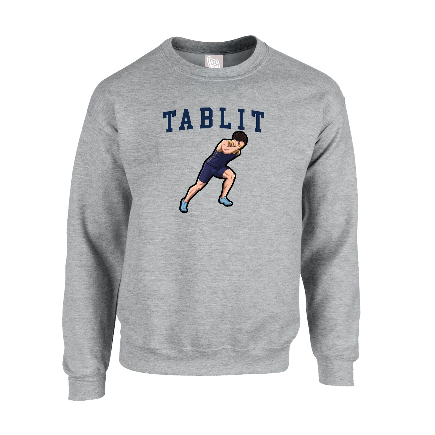Fleece Crew — Shirsey in Grey