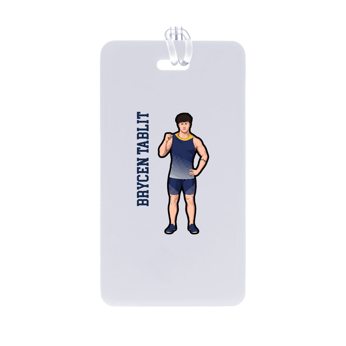 Bag Tag — Name Vertical in Classic