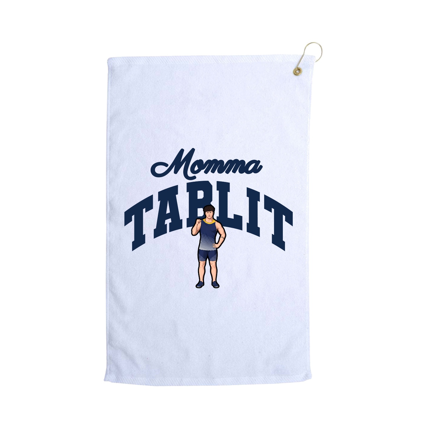 Golf Towel — Mothers Day Arch in White