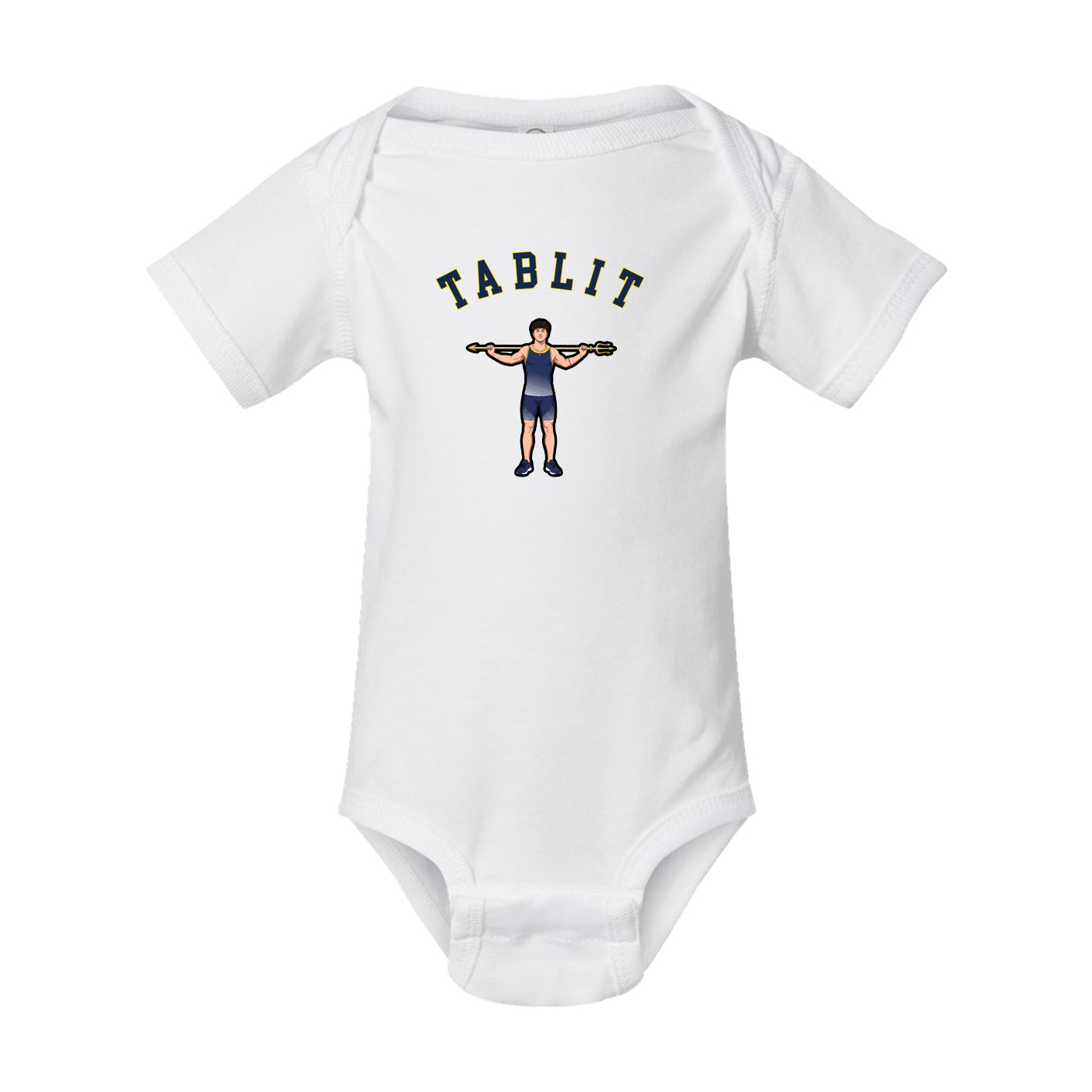 Baby Onesie — Shirsey Arch in White