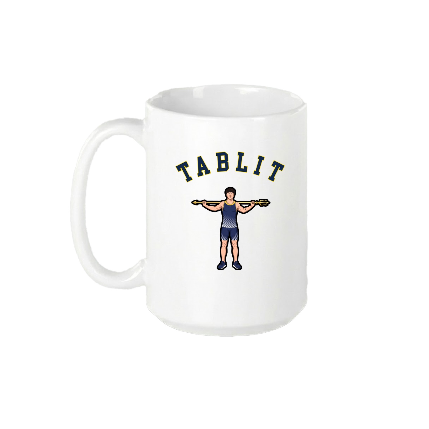 15oz Coffee Mug — Shirsey Arch in White