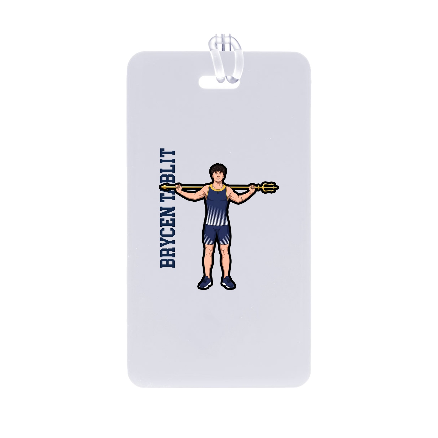 Bag Tag — Name Vertical in Classic