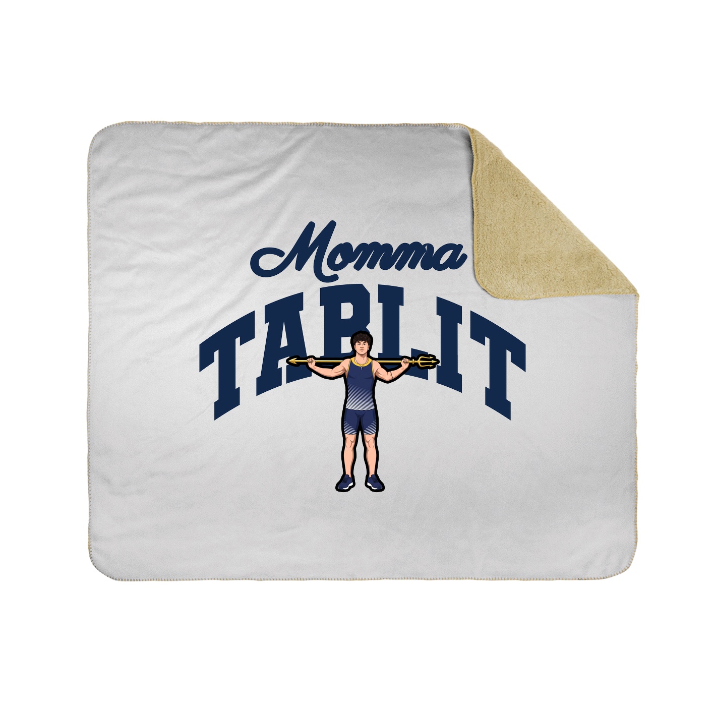 Throw Blanket — Mothers Day Arch in White