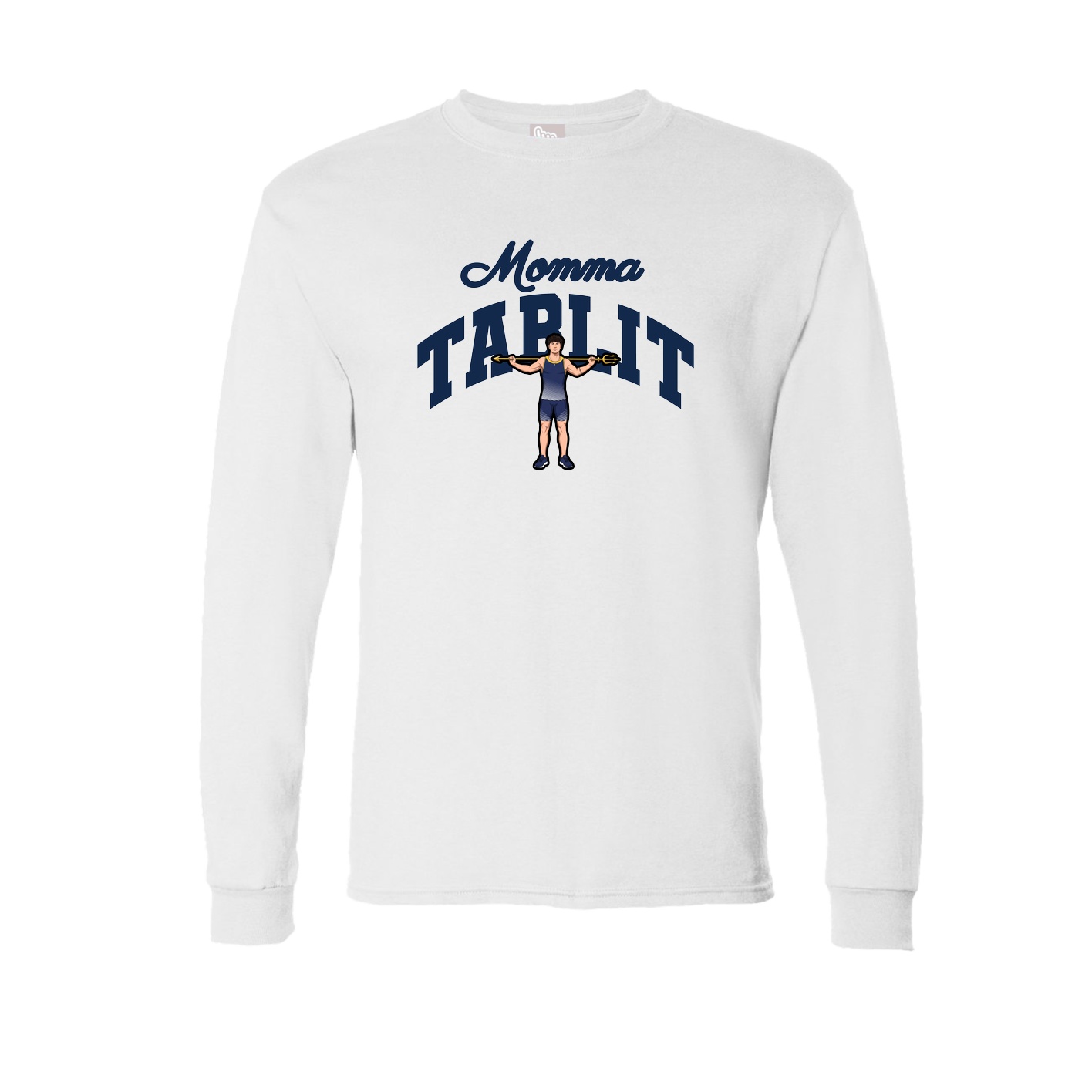 Long Sleeve Tee — Mothers Day Arch in White