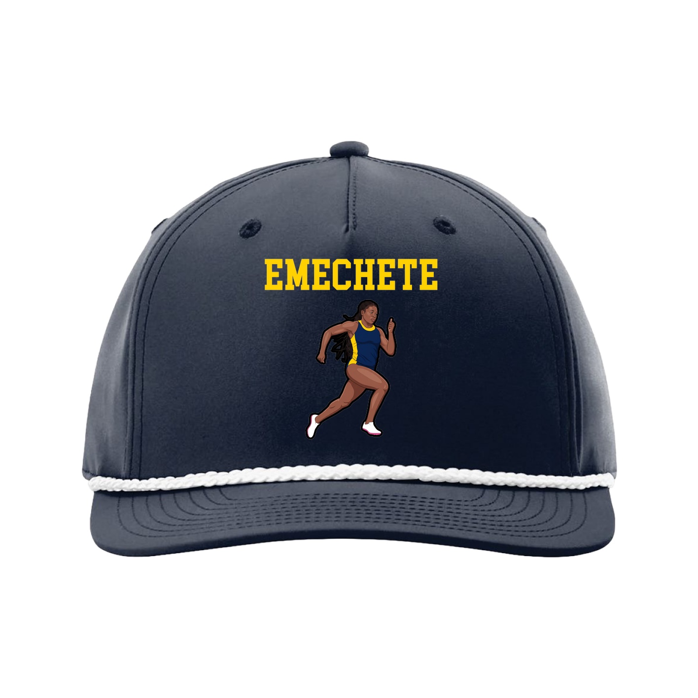 Five-Panel Classic Rope Cap — Shirsey in Navy
