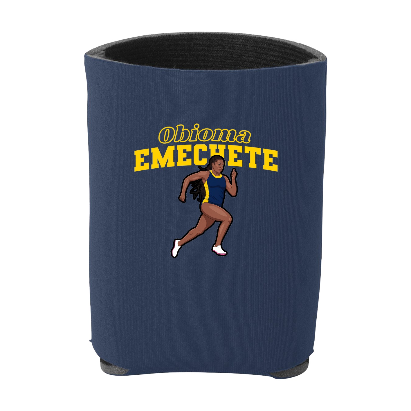 Can Holder — Name Arch in Navy