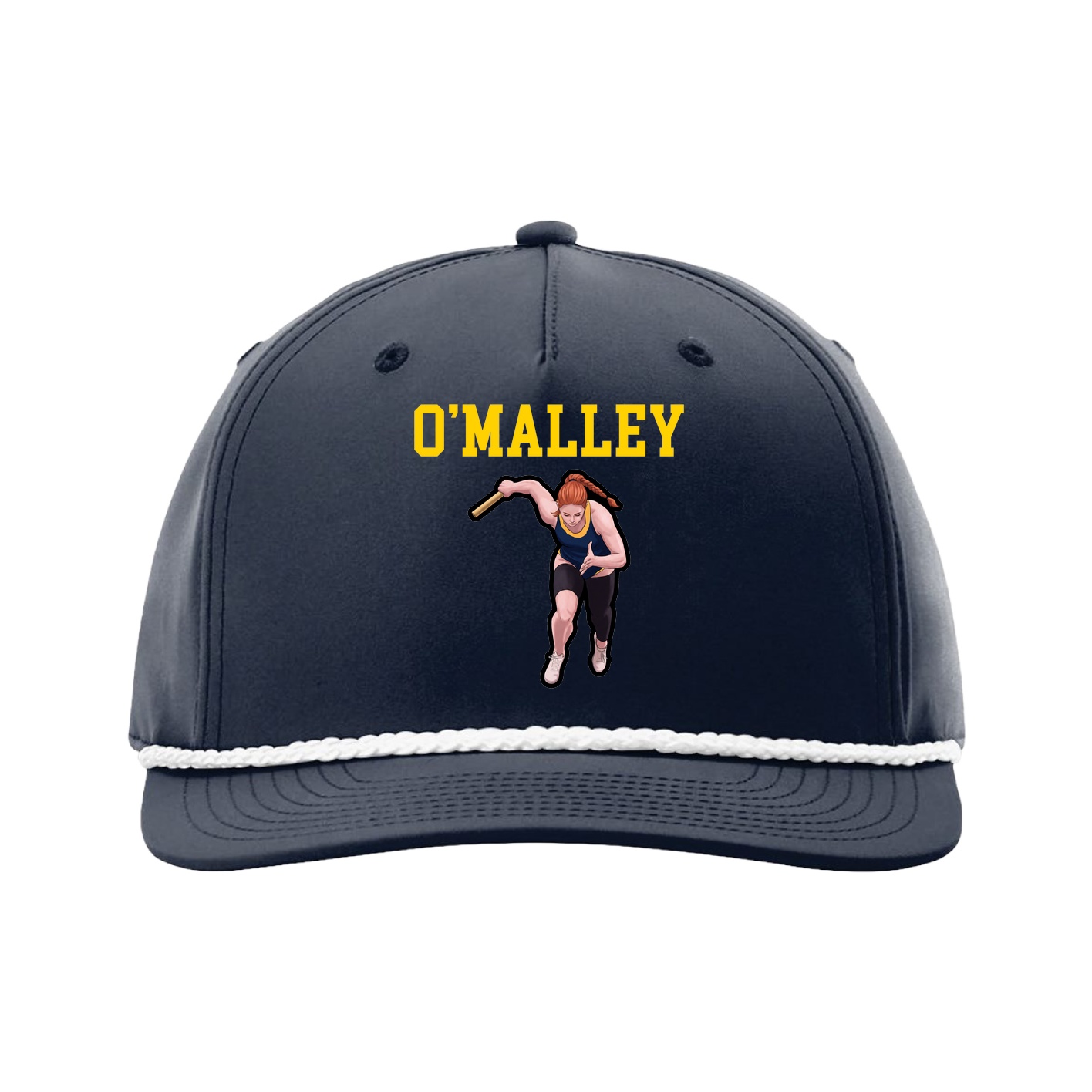 Five-Panel Classic Rope Cap — Shirsey in Navy