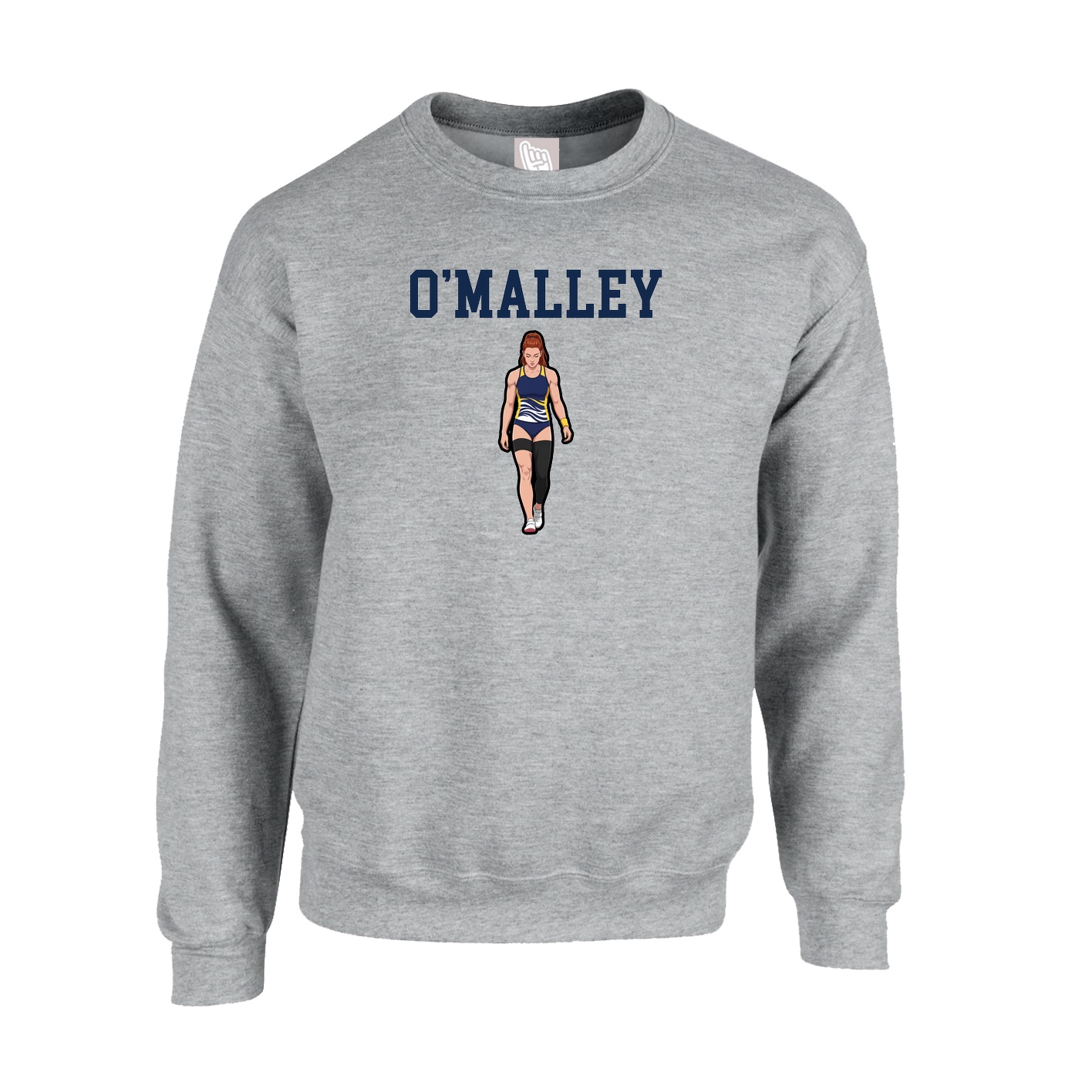 Fleece Crew — Shirsey in Grey