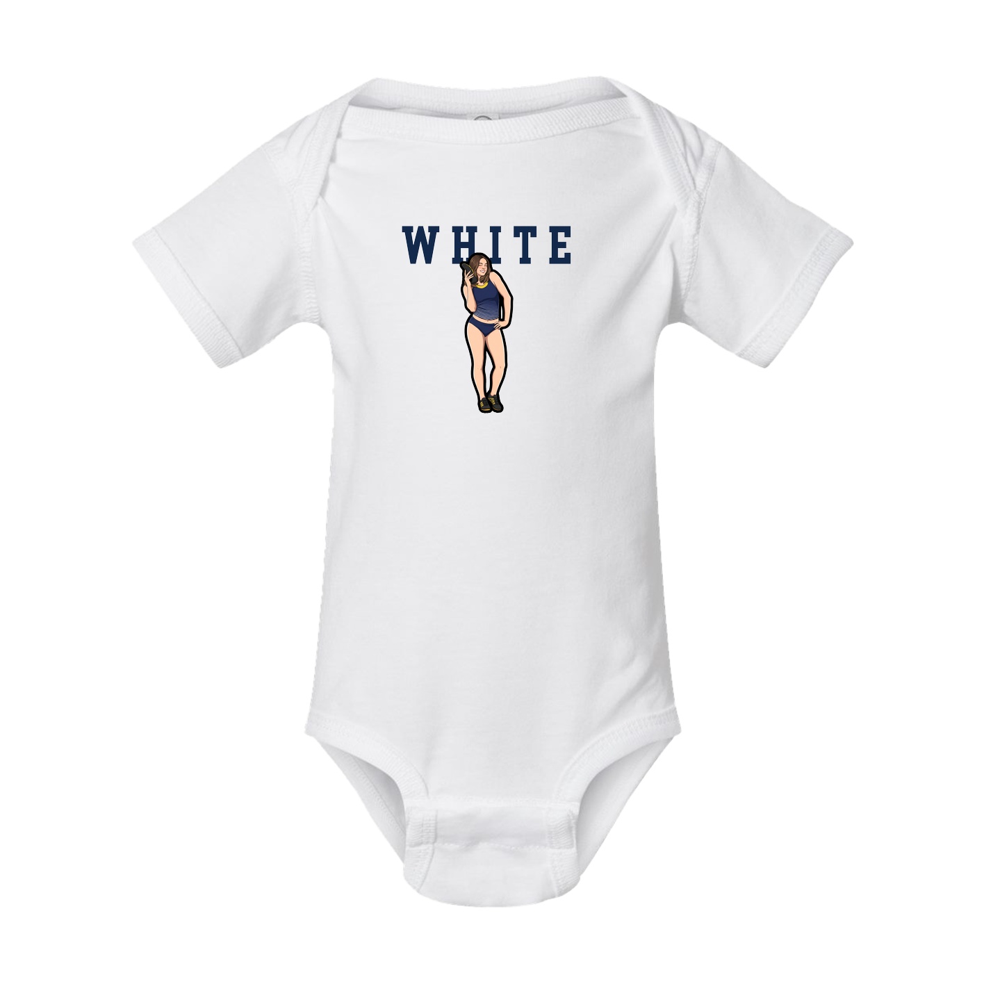 Baby Onesie — Shirsey in White