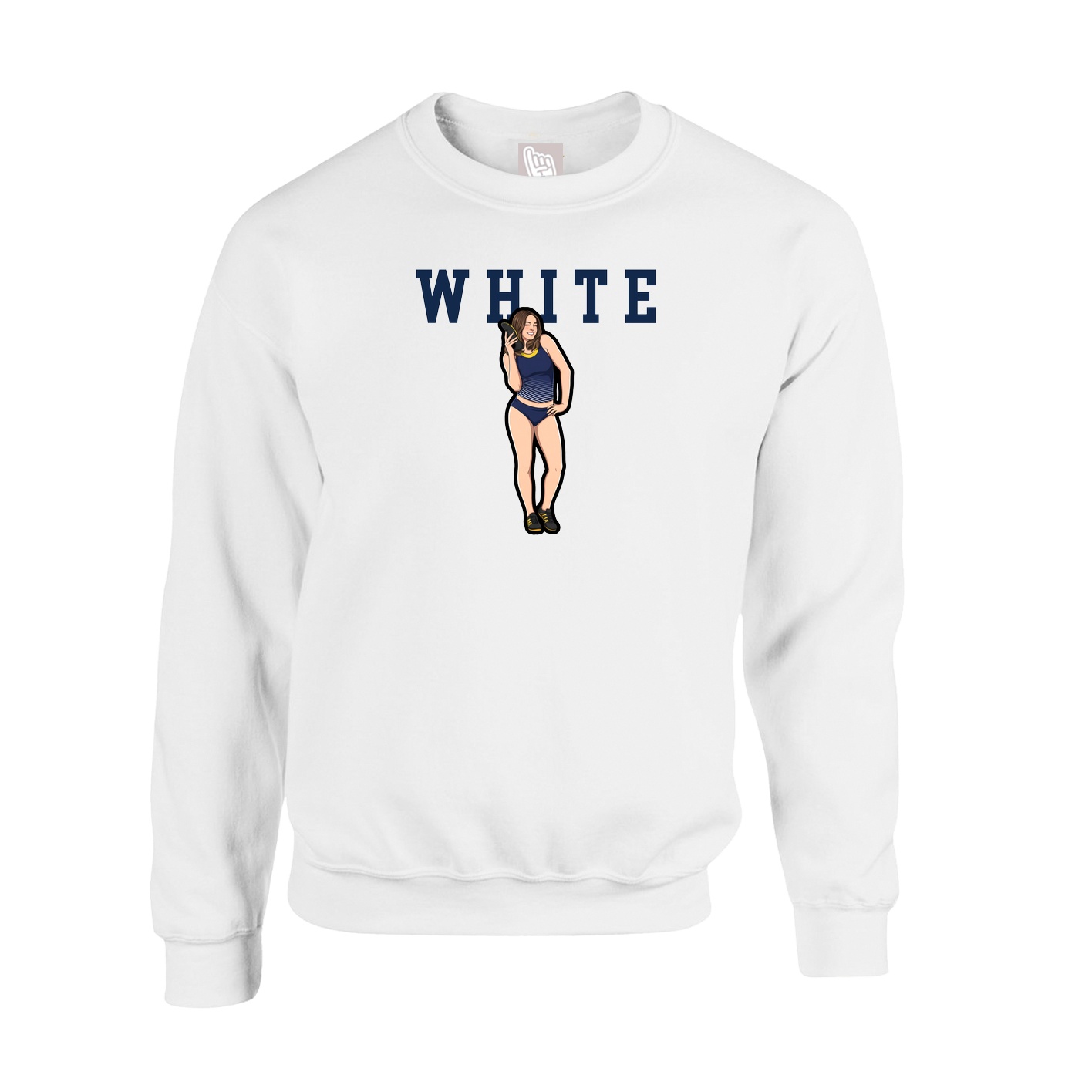 Fleece Crew — Shirsey in White