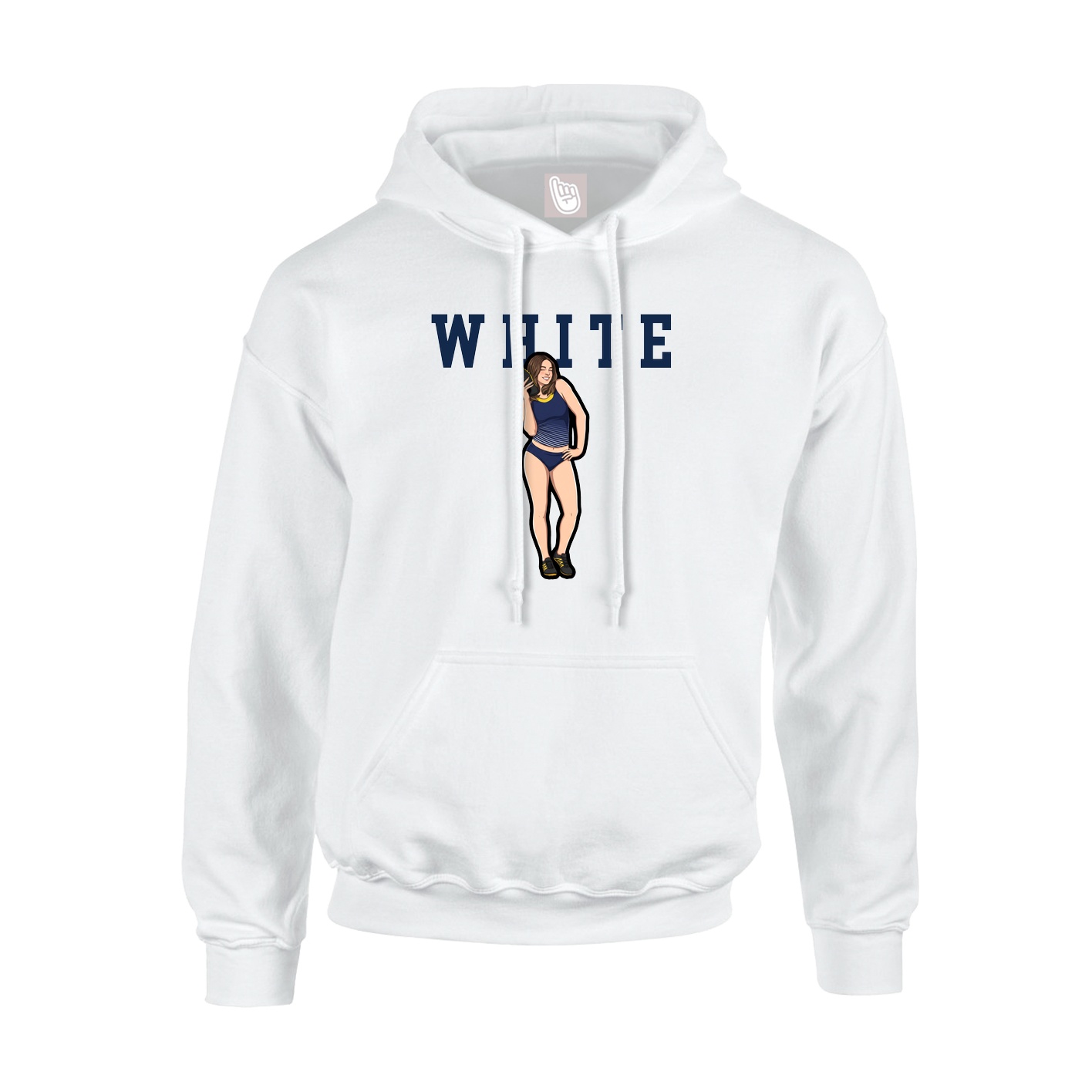 Youth Hoodie — Shirsey in White