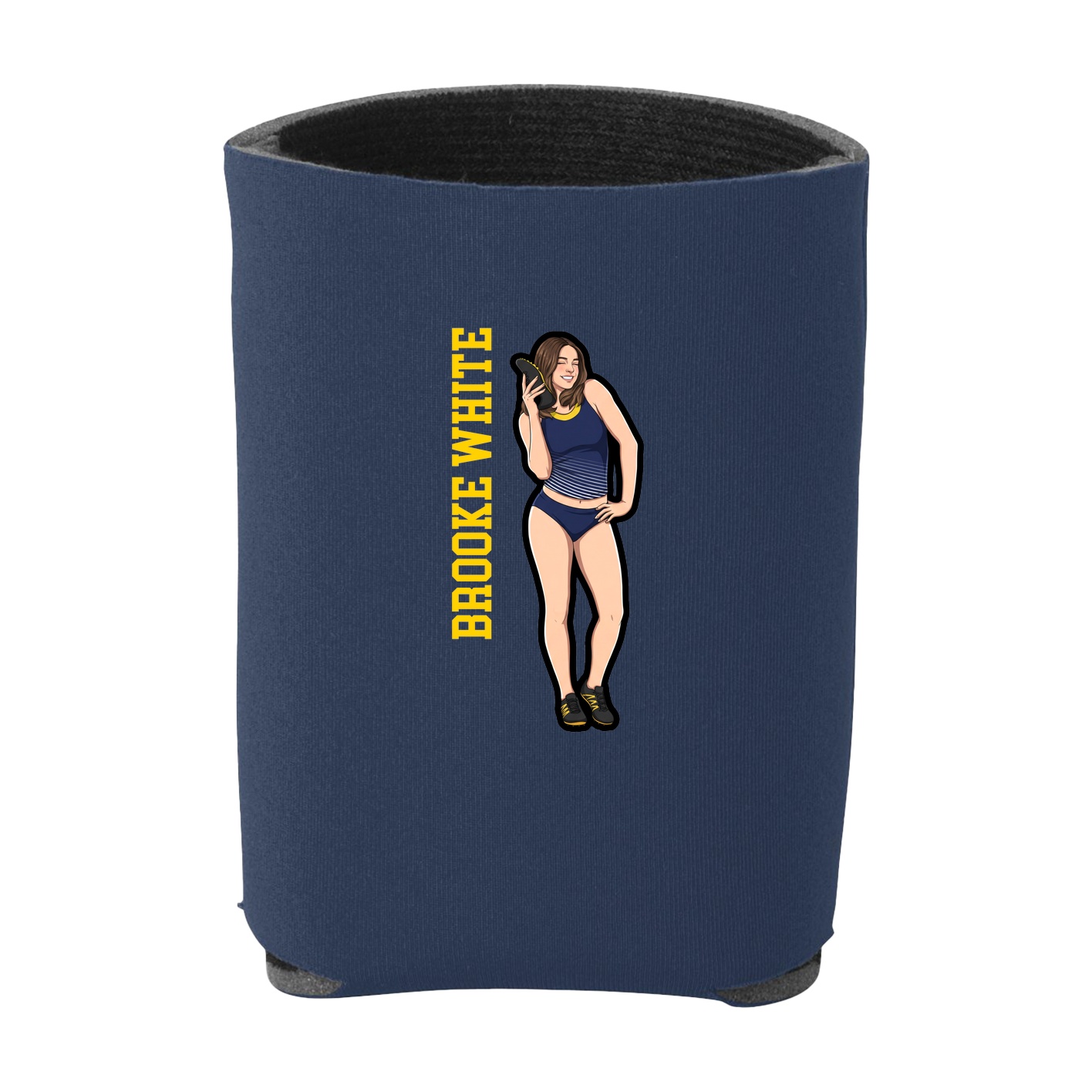 Can Holder — Name Vertical in Navy