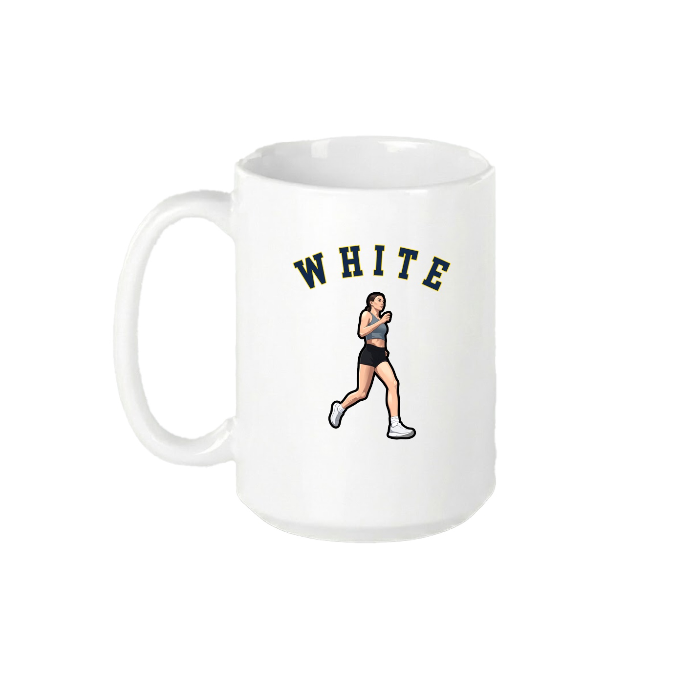 15oz Coffee Mug — Shirsey Arch in White