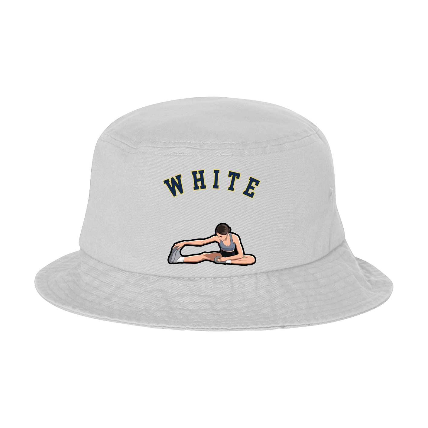 Bucket Cap — Shirsey Arch in White