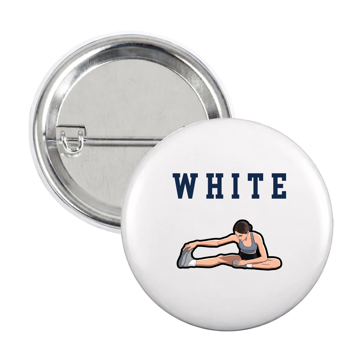 Game Day Button — Shirsey in White