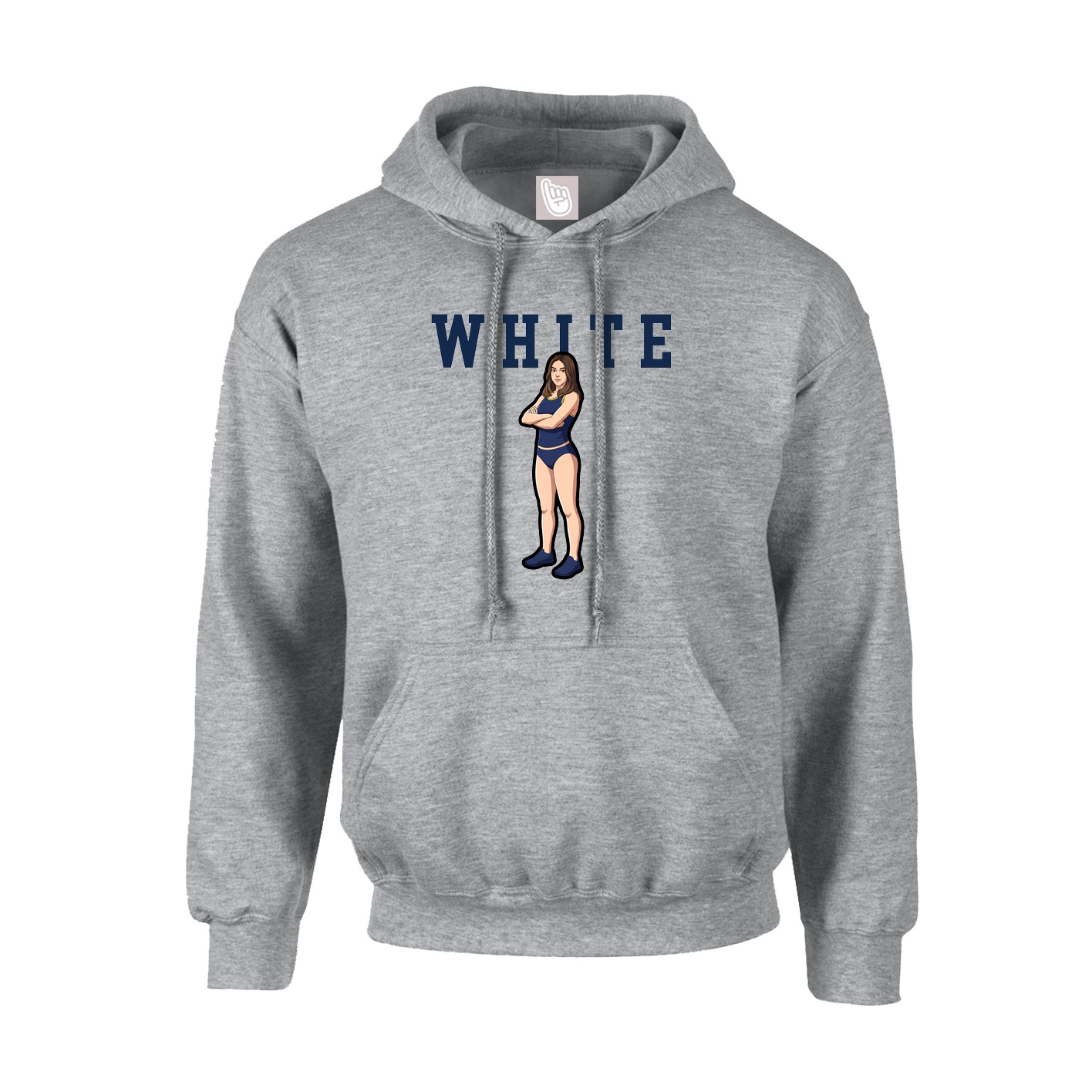 Hoodie — Shirsey in Grey