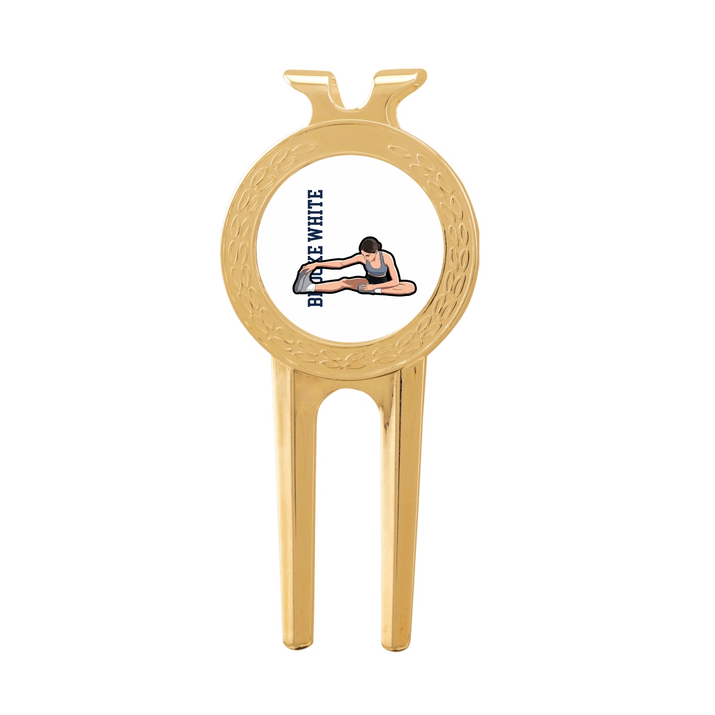 Divot Tool with Ball Marker — Name Vertical in Classic