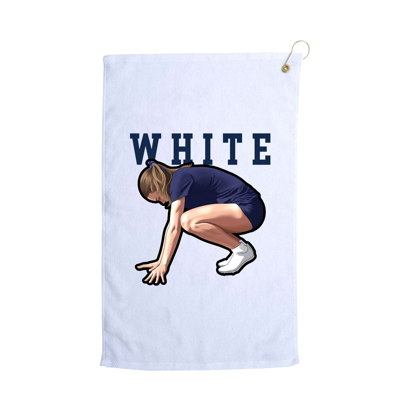 Golf Towel — Shirsey in White