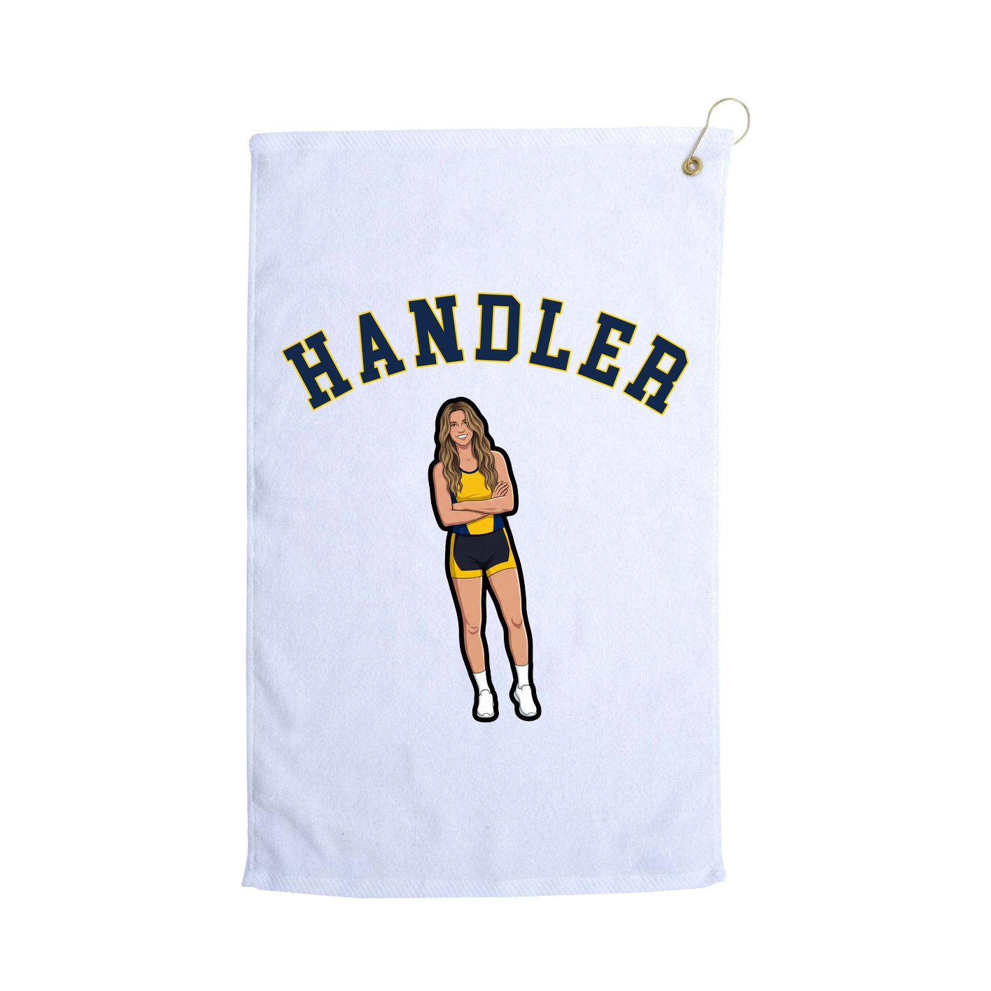 Golf Towel — Shirsey Arch in White