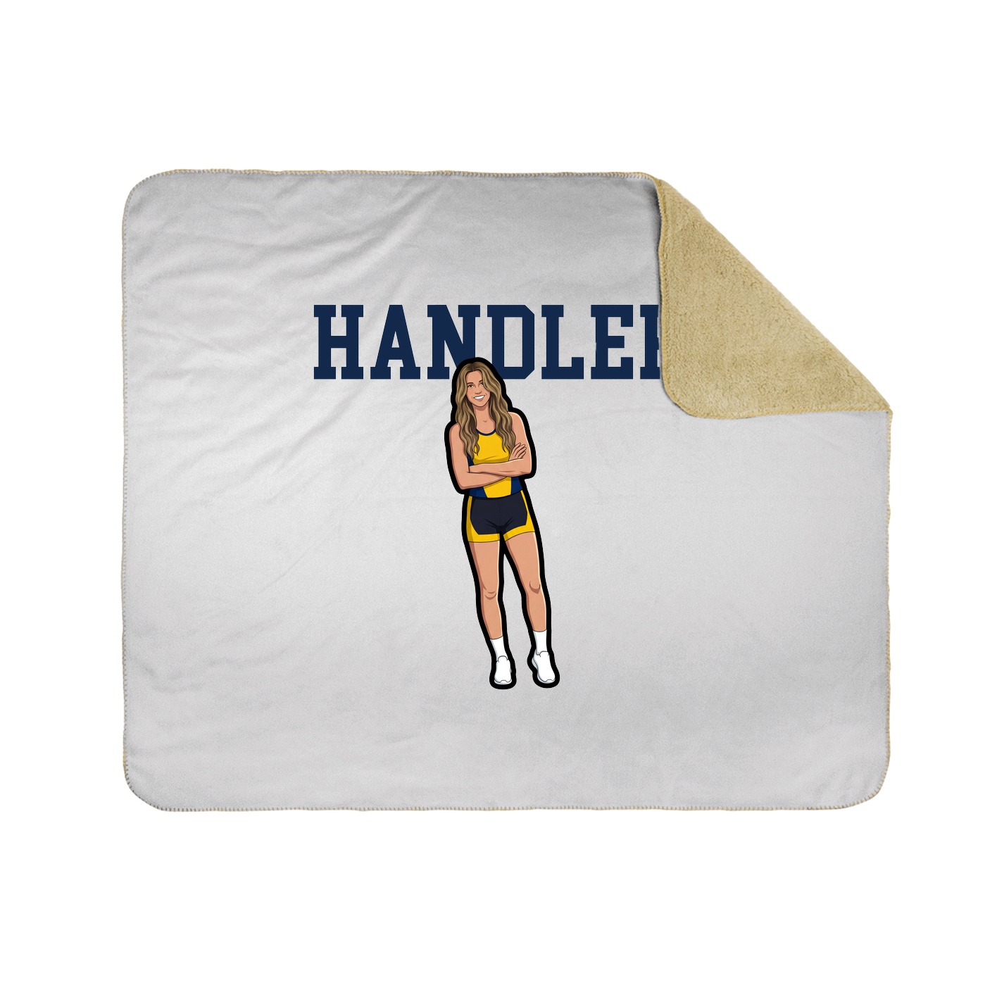 Throw Blanket — Shirsey in White
