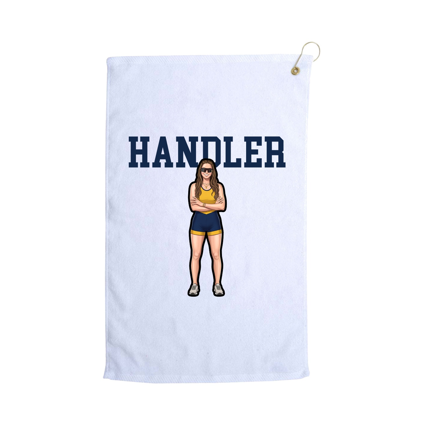 Golf Towel — Shirsey in White