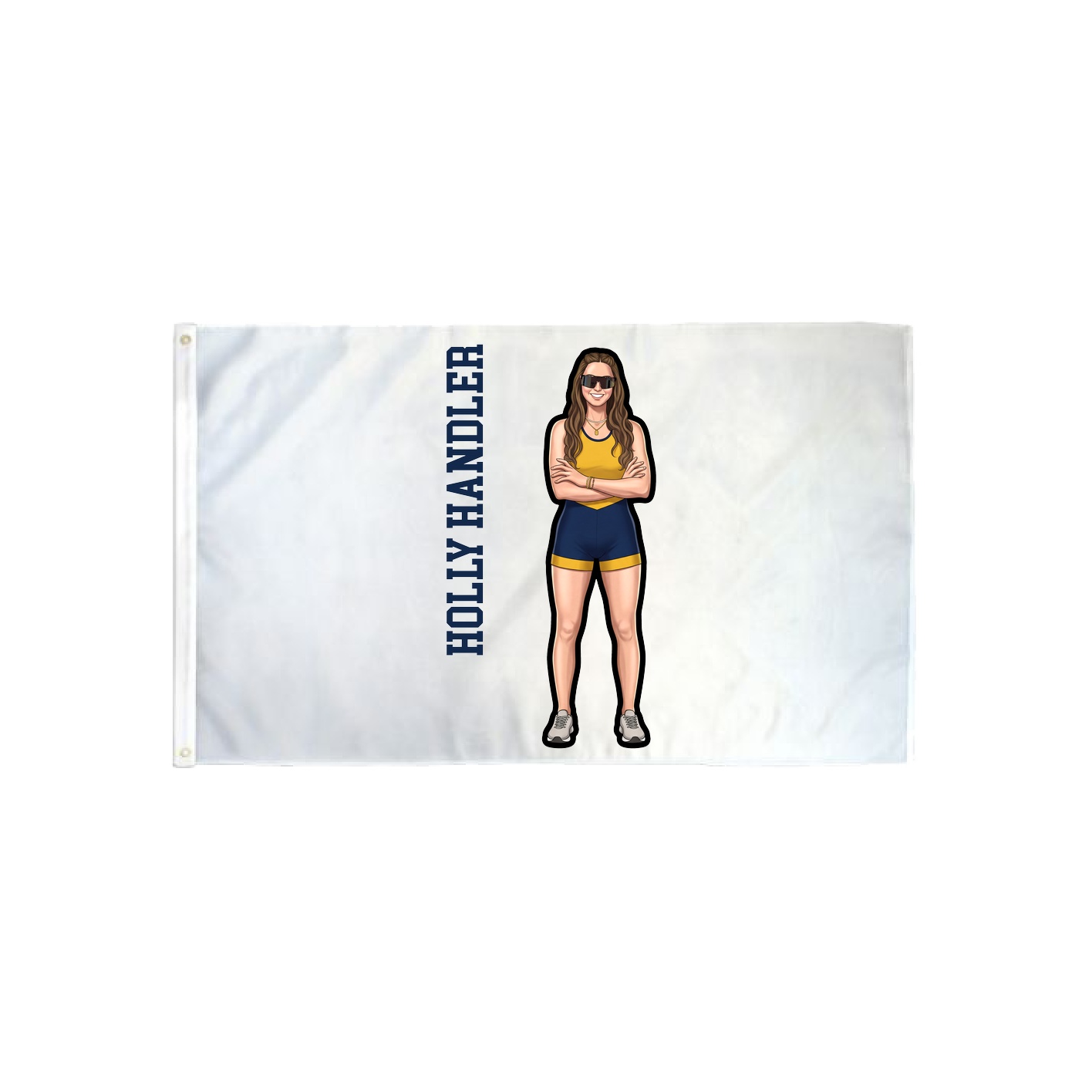 3x5 Flag — Name Vertical in Classic