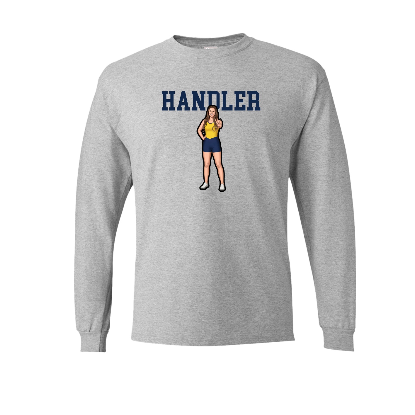 Long Sleeve Tee — Shirsey in Grey