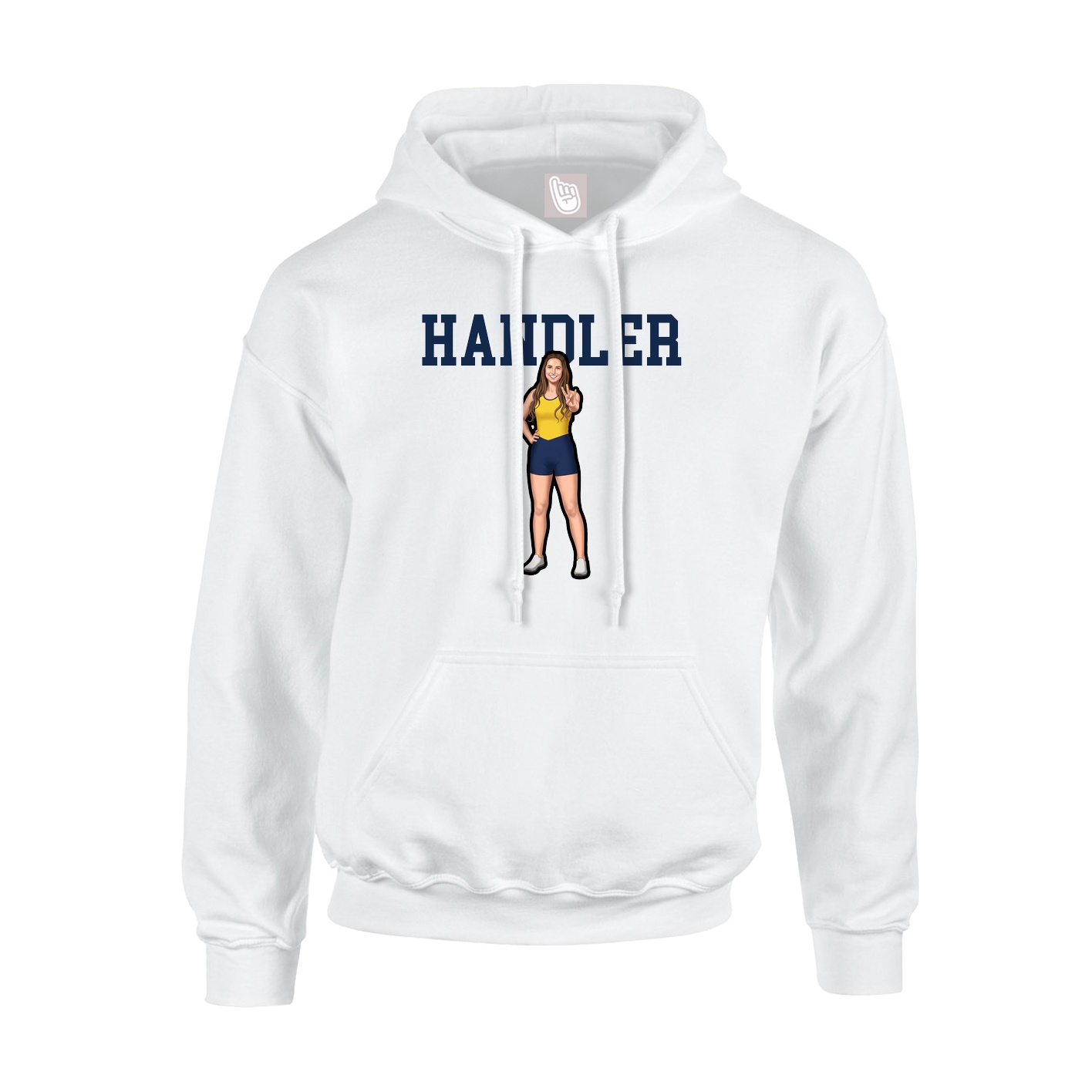 Hoodie — Shirsey in White