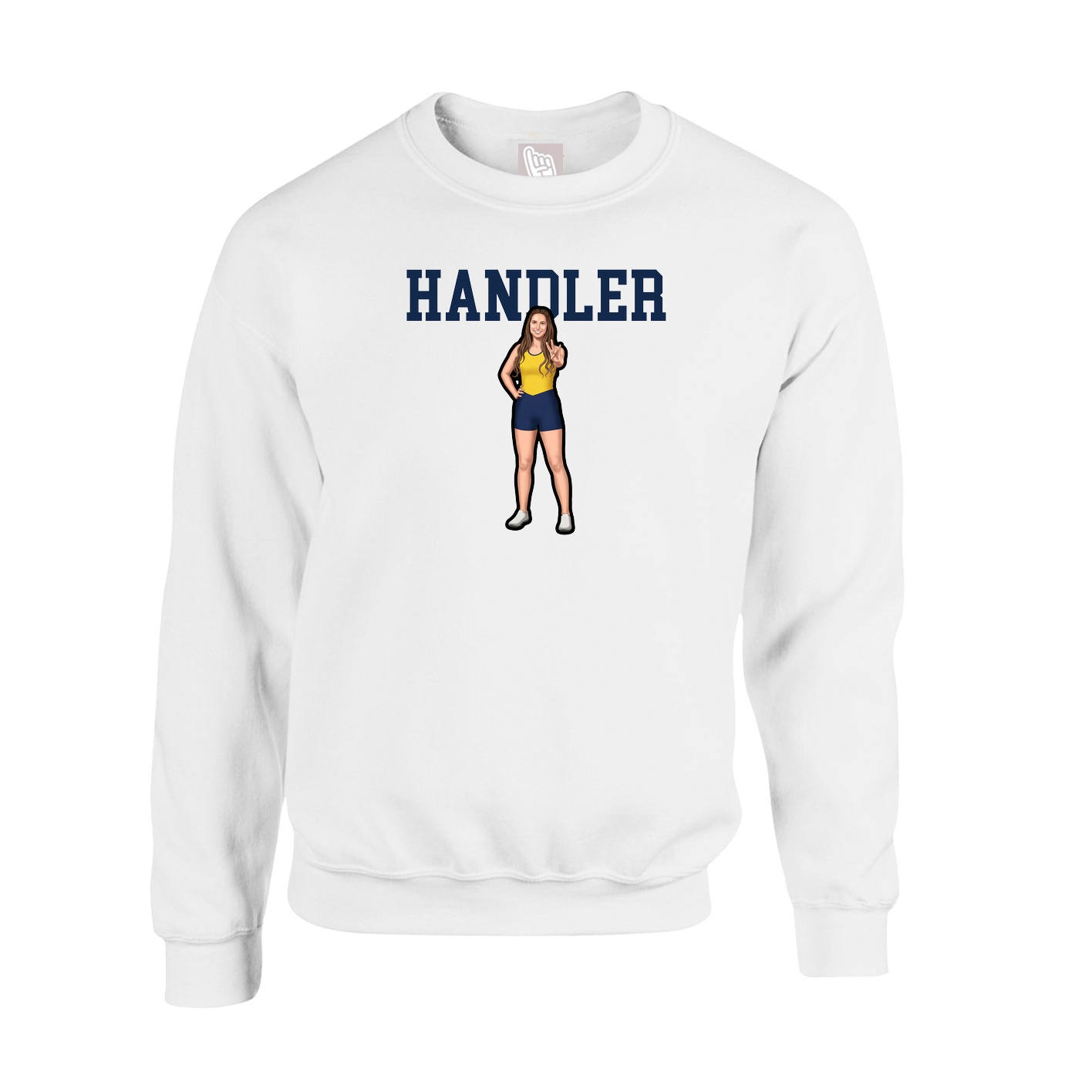 Fleece Crew — Shirsey in White