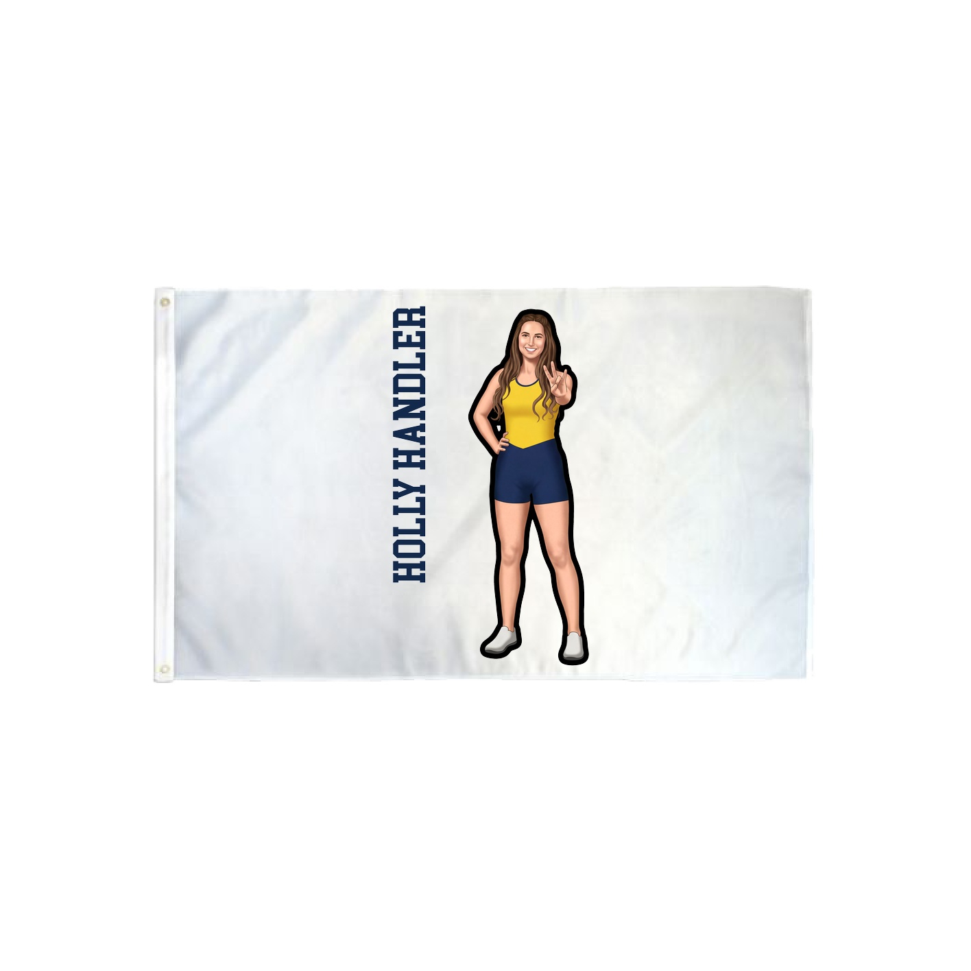 3x5 Flag — Name Vertical in Classic