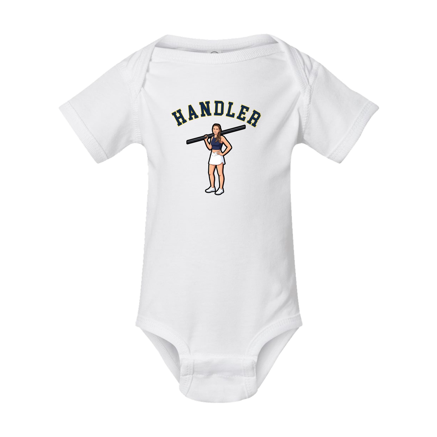 Baby Onesie — Shirsey Arch in White