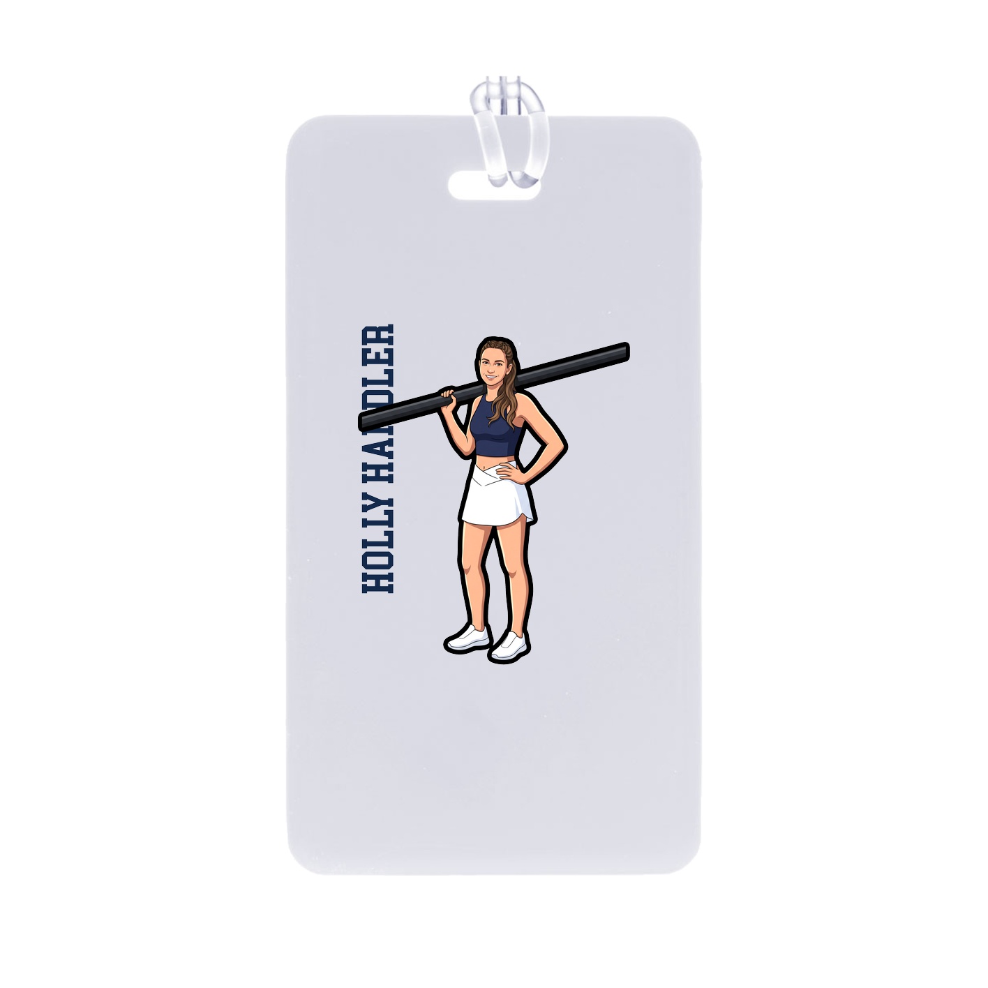 Bag Tag — Name Vertical in Classic