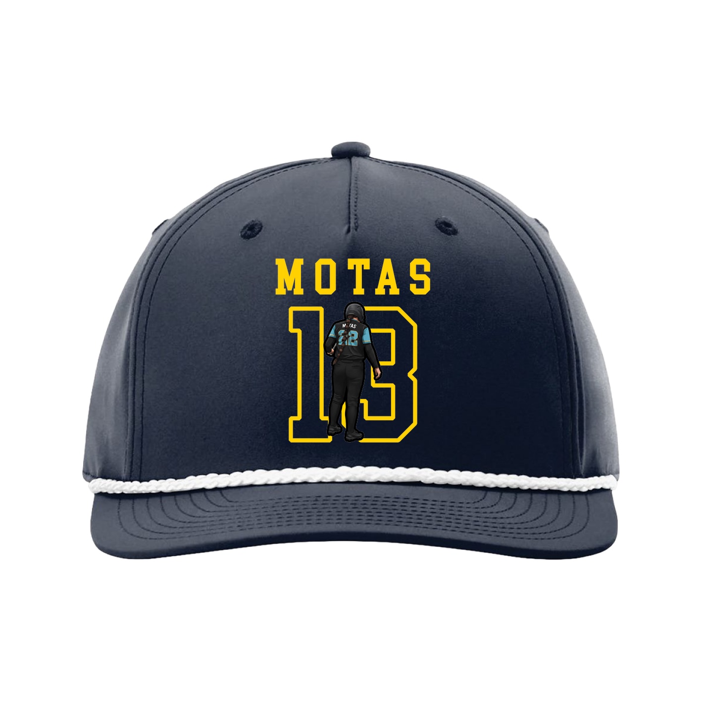 Five-Panel Classic Rope Cap — Shirsey in Navy